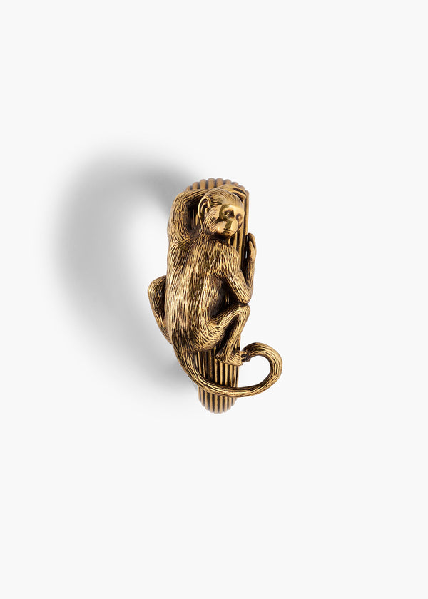 Monkey Bracelet in Antique Gold