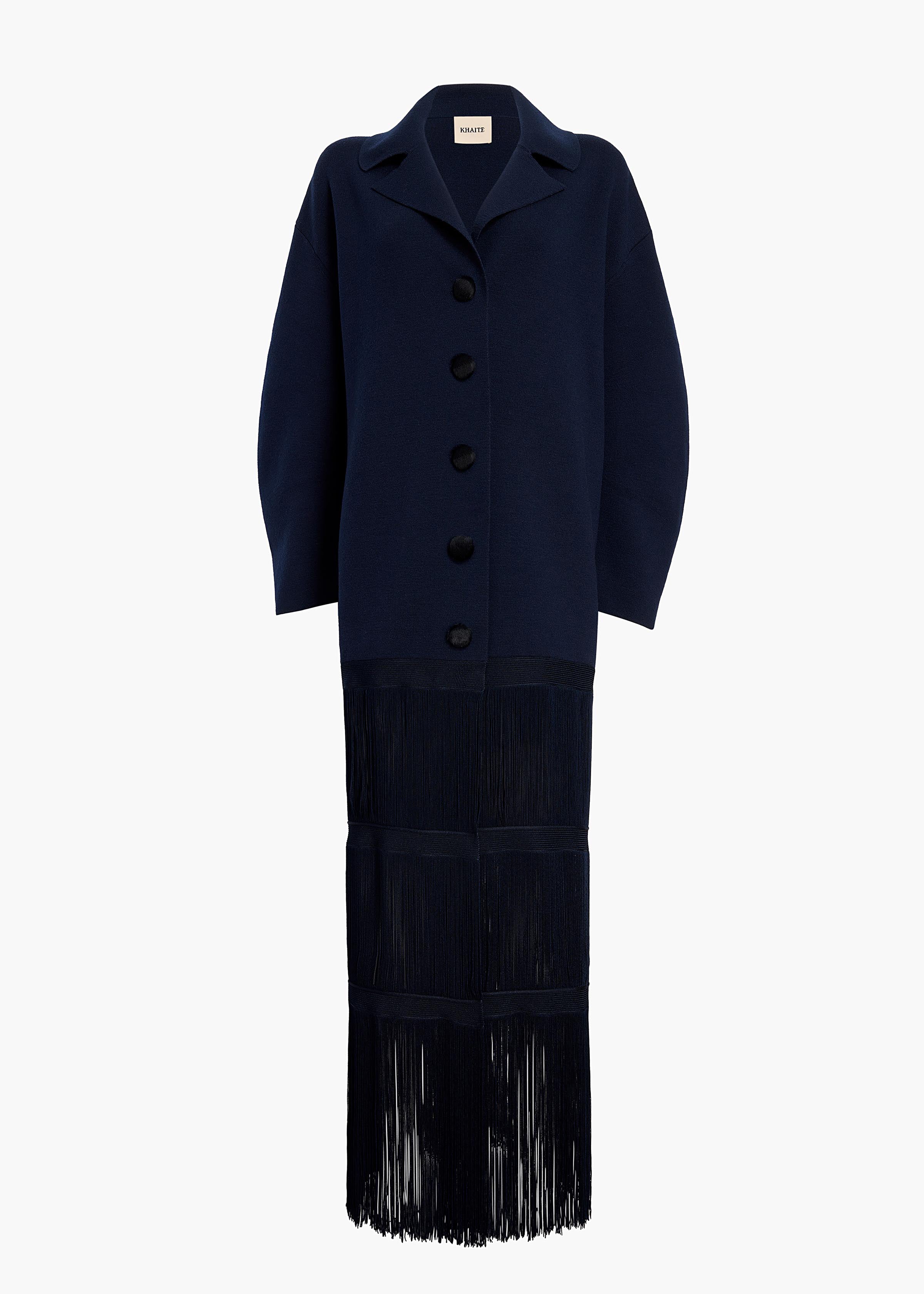 Mono Coat in Midnight FLAT VIEW