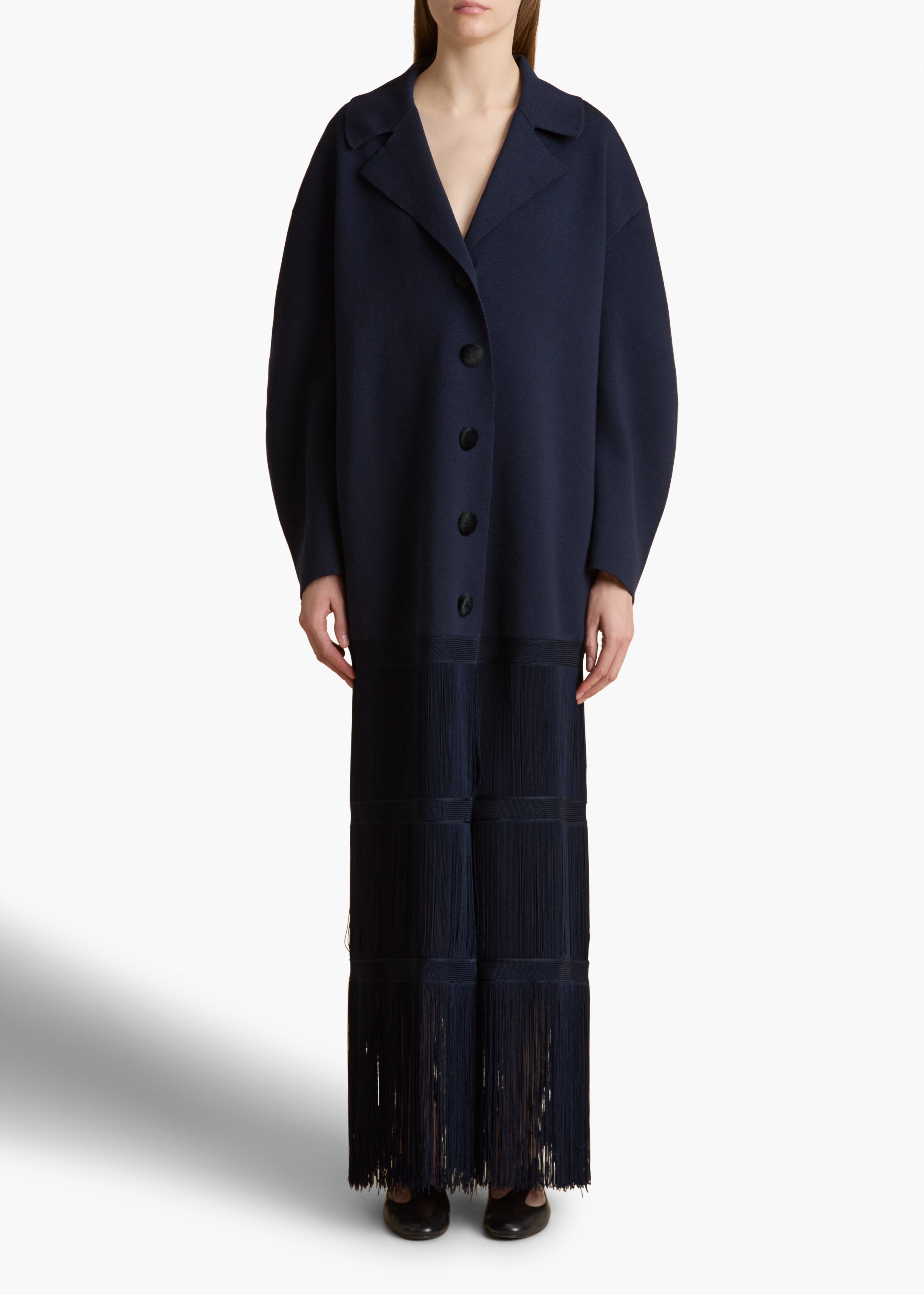 Mono Coat in Midnight FRONT VIEW