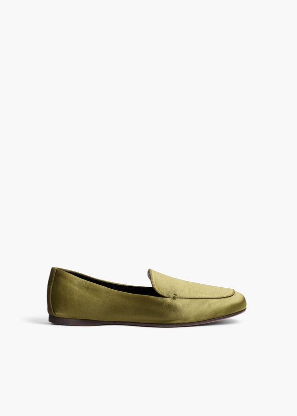 Monroe Loafer in Olive FRONT VIEW