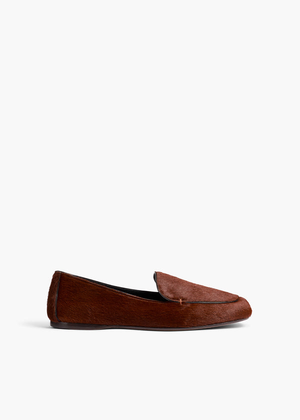 Monroe Loafer in Rust Haircalf FRONT VIEW