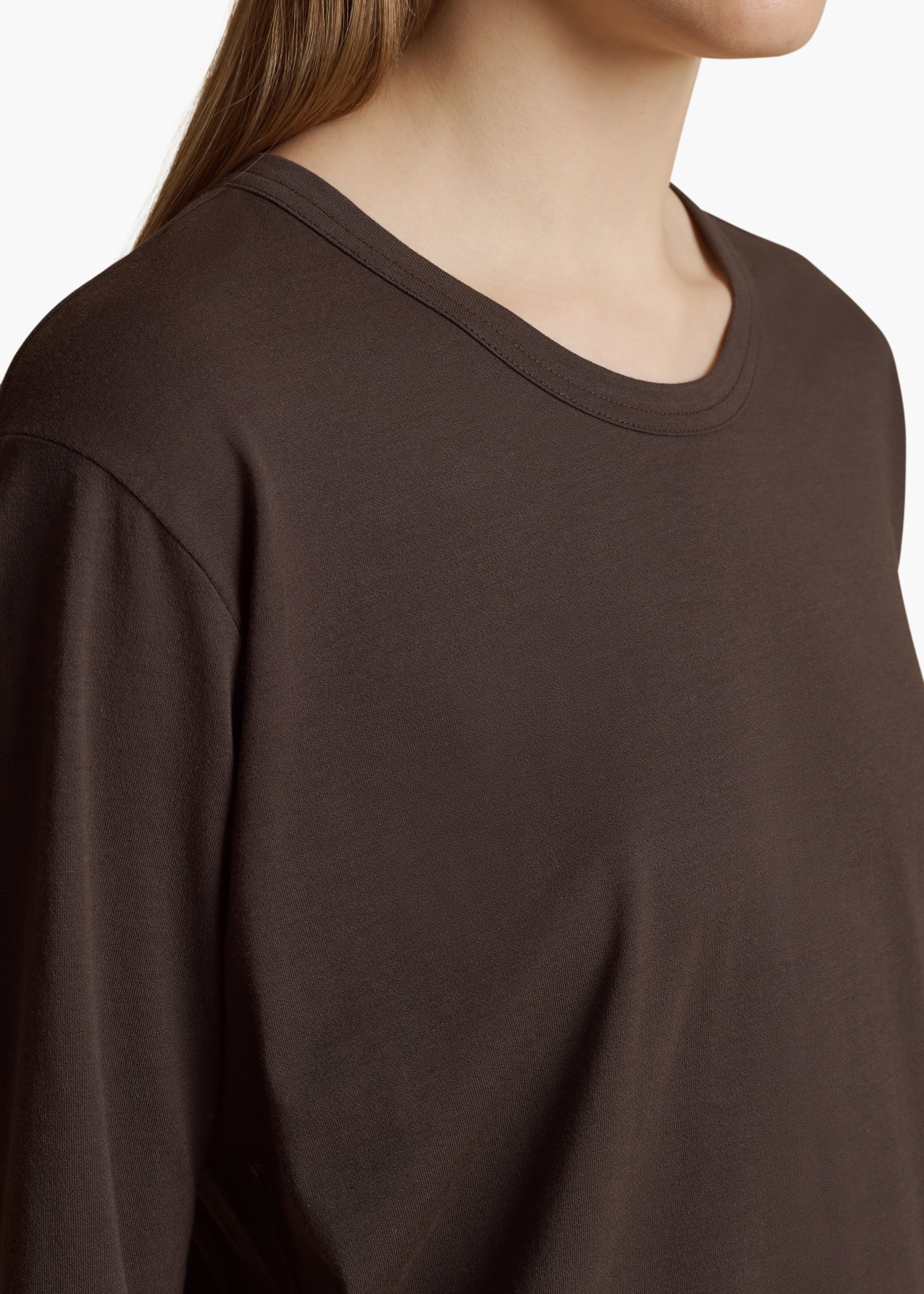 MORTON TOP IN DARK BROWN DETAILED VIEW 1