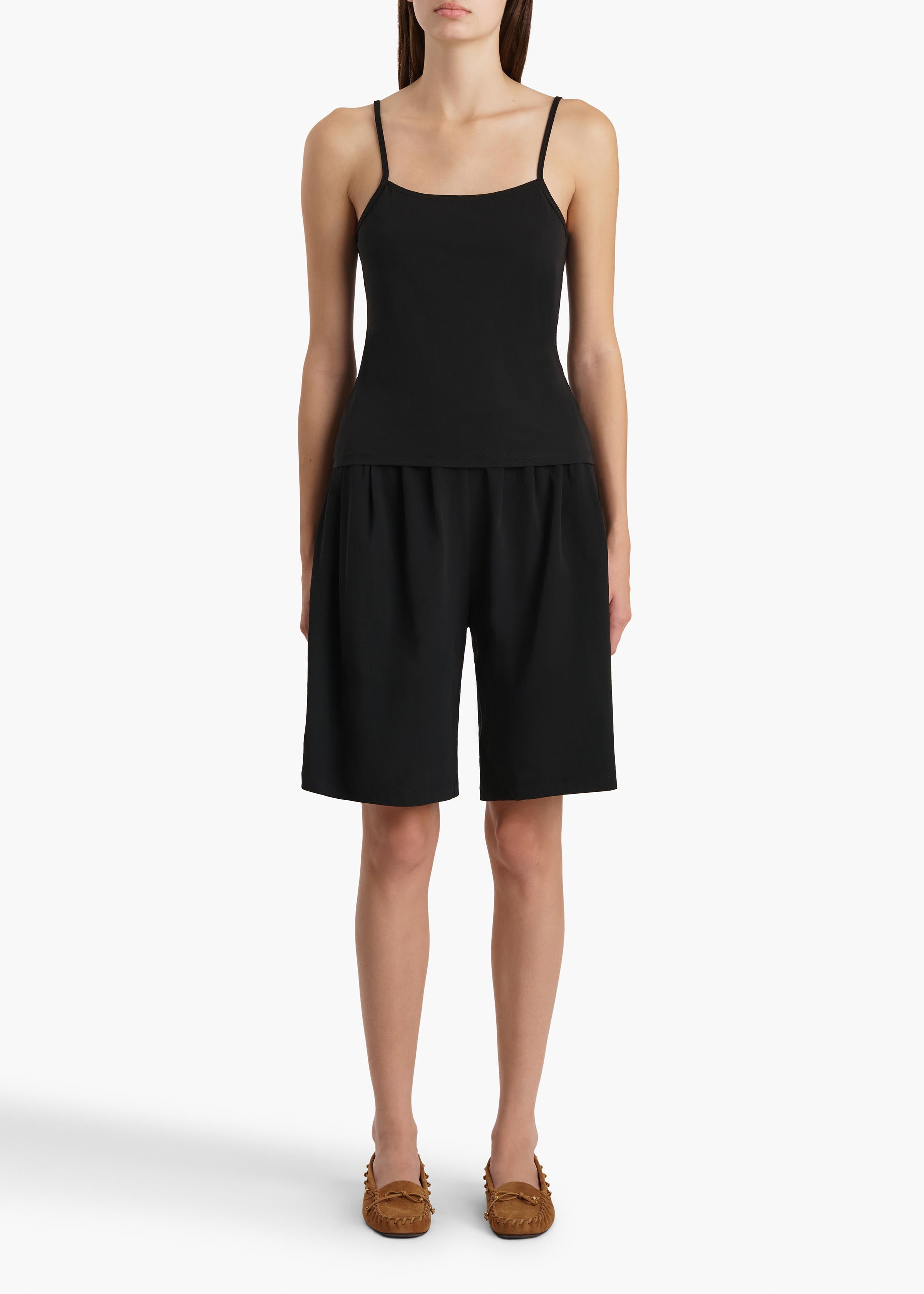 Moss Cami in Black – KHAITE