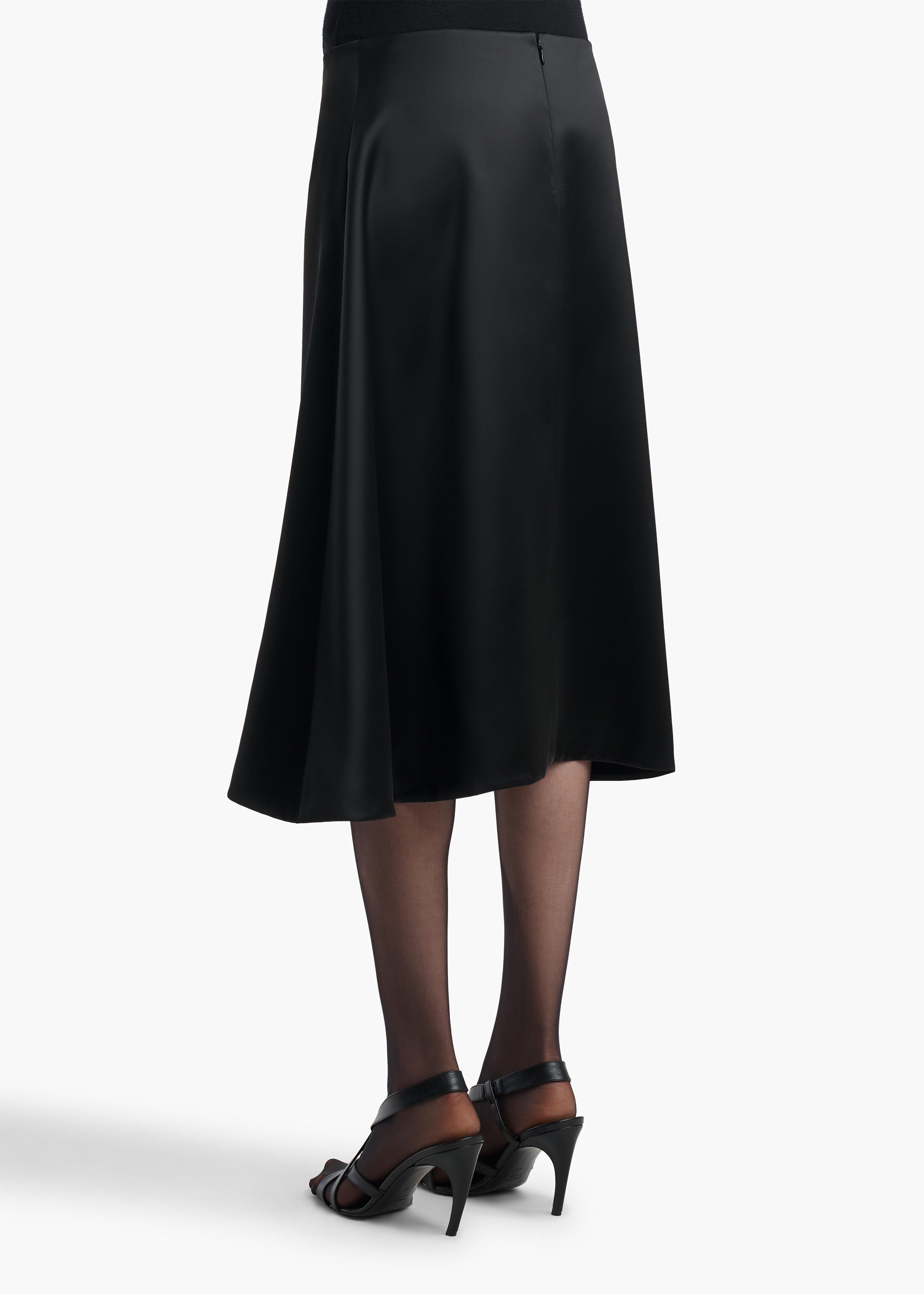 KHAITE  - Nania Skirt in Black