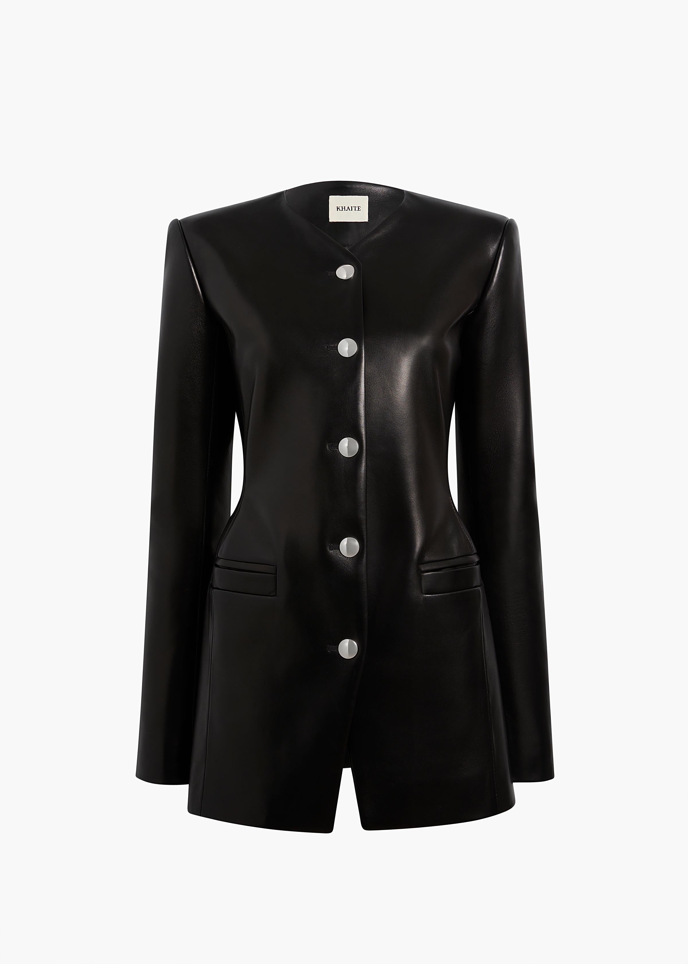 Naran Jacket in Black Leather