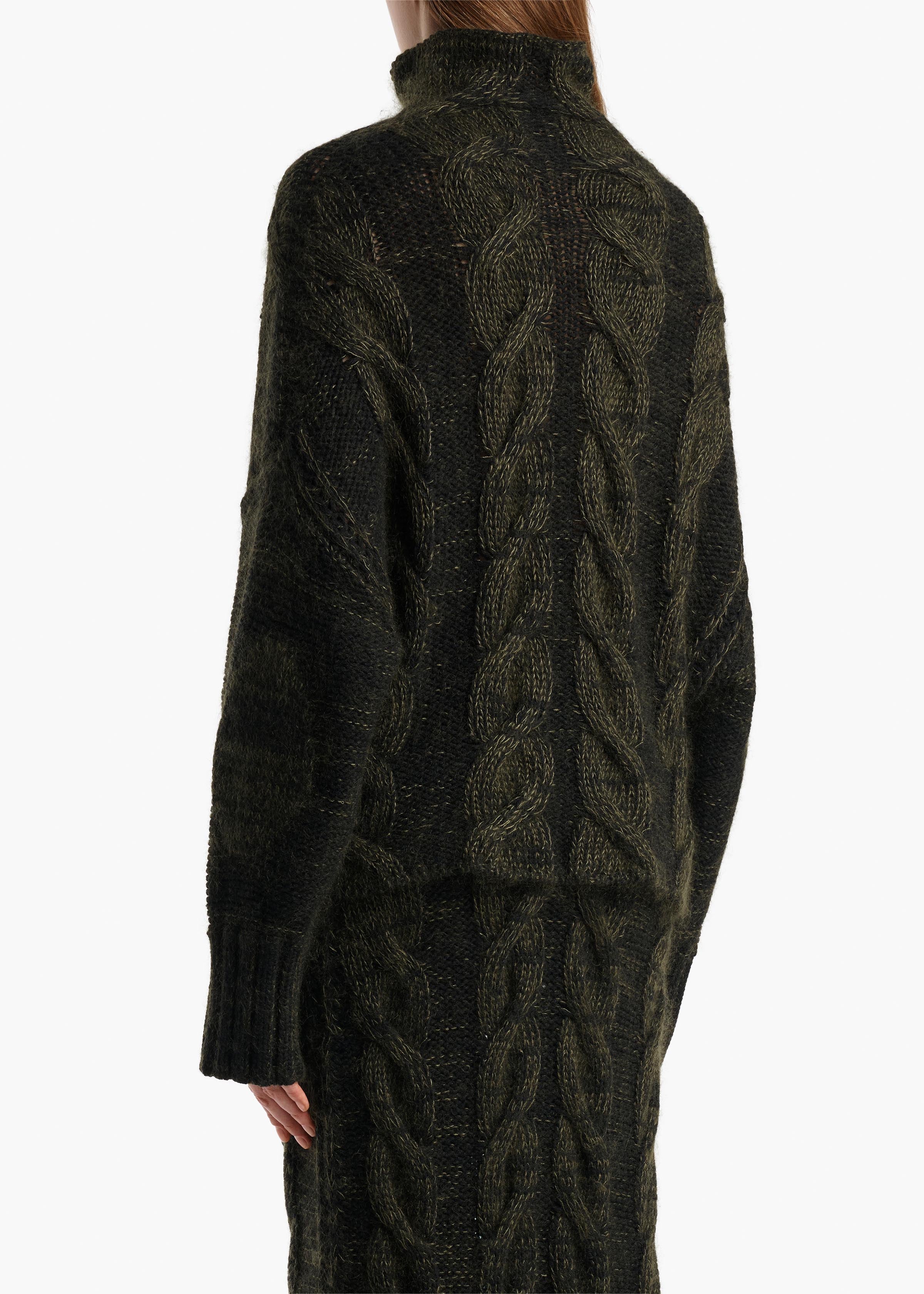 NICO SWEATER BLACK OLIVE MULTI 18386675 793 C
