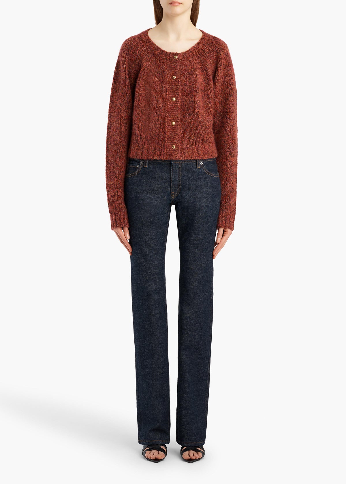 NIELS CARDIGAN CHERRY 18036543 598 A STYLED