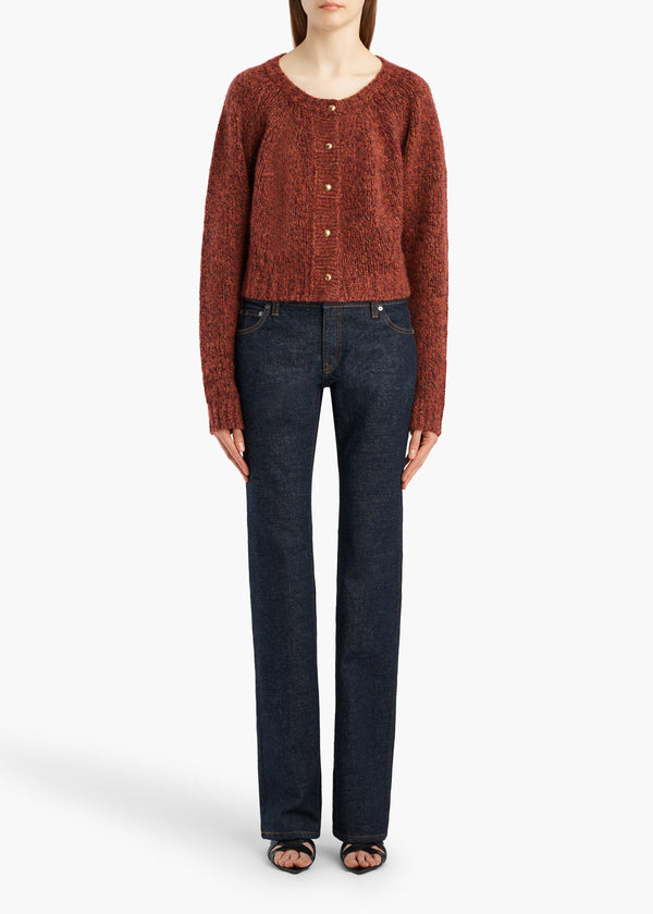 NIELS CARDIGAN CHERRY 18036543 598 A STYLED