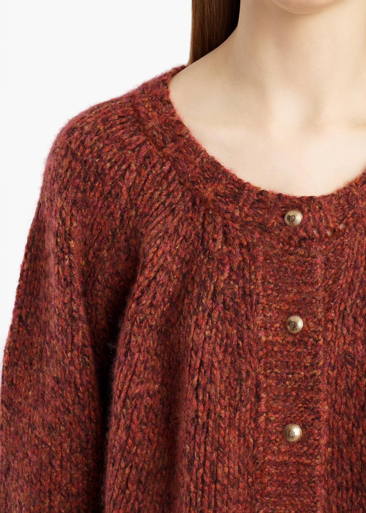 NIELS CARDIGAN CHERRY 18036543 598 D