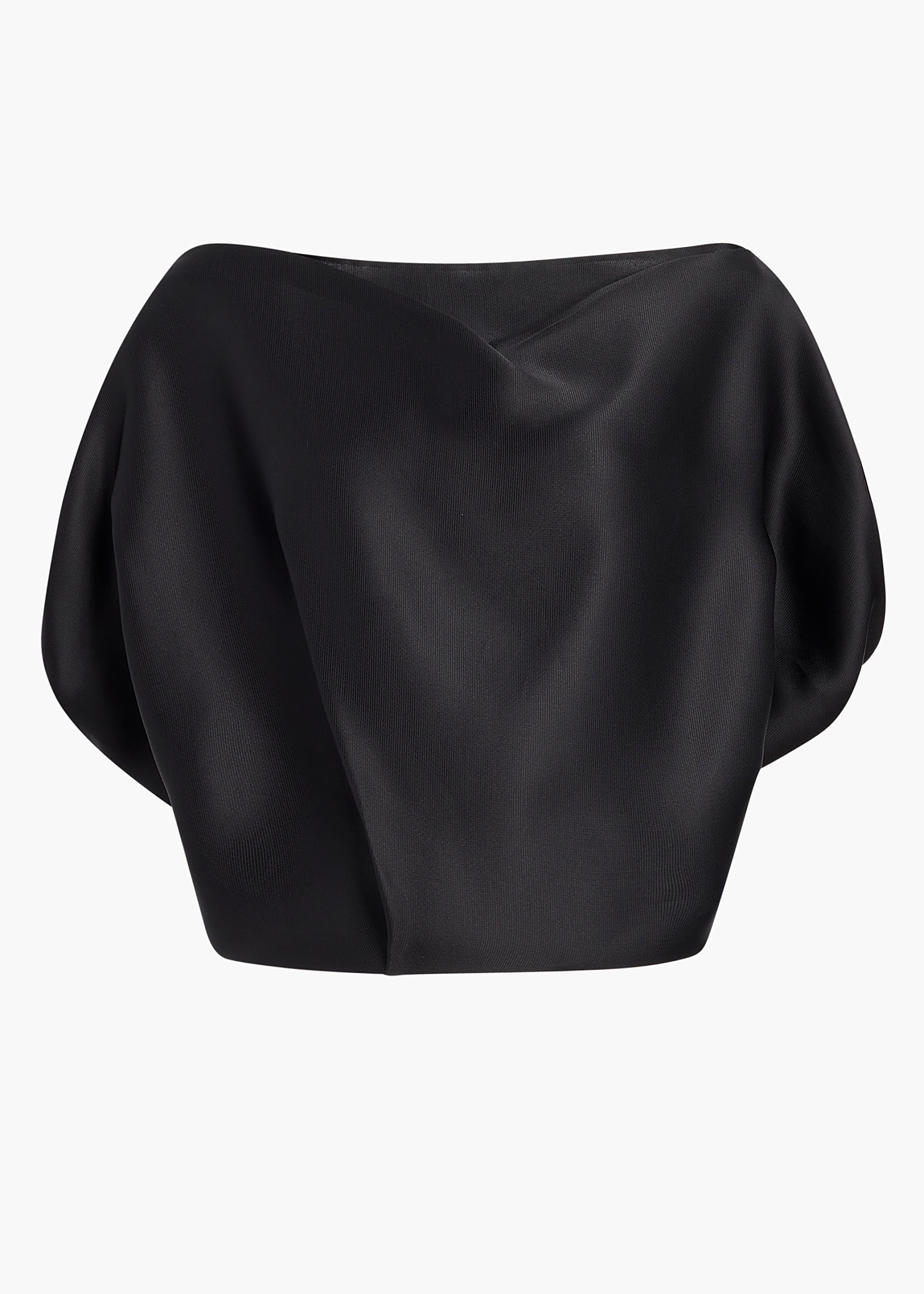 Niles Top in Black FLAT VIEW