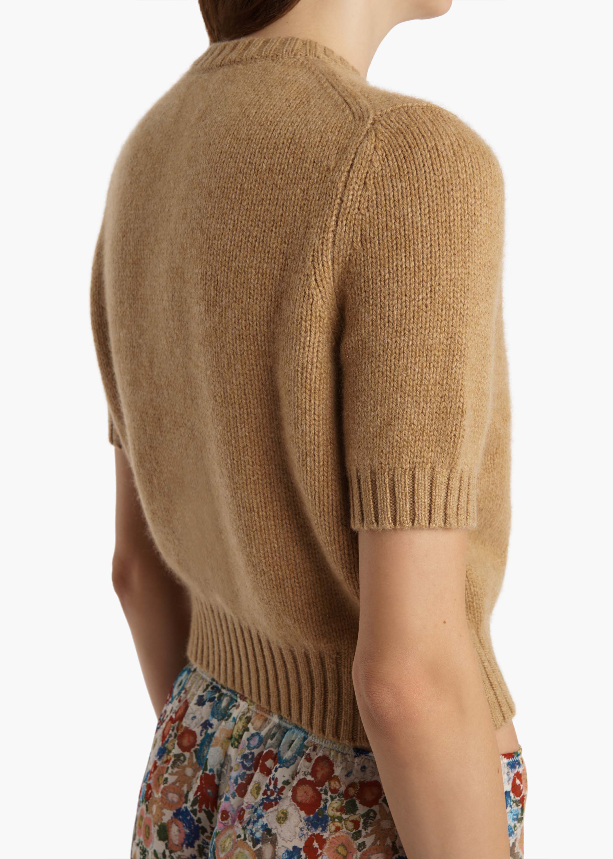 Nora Cardigan in Biscotti – KHAITE