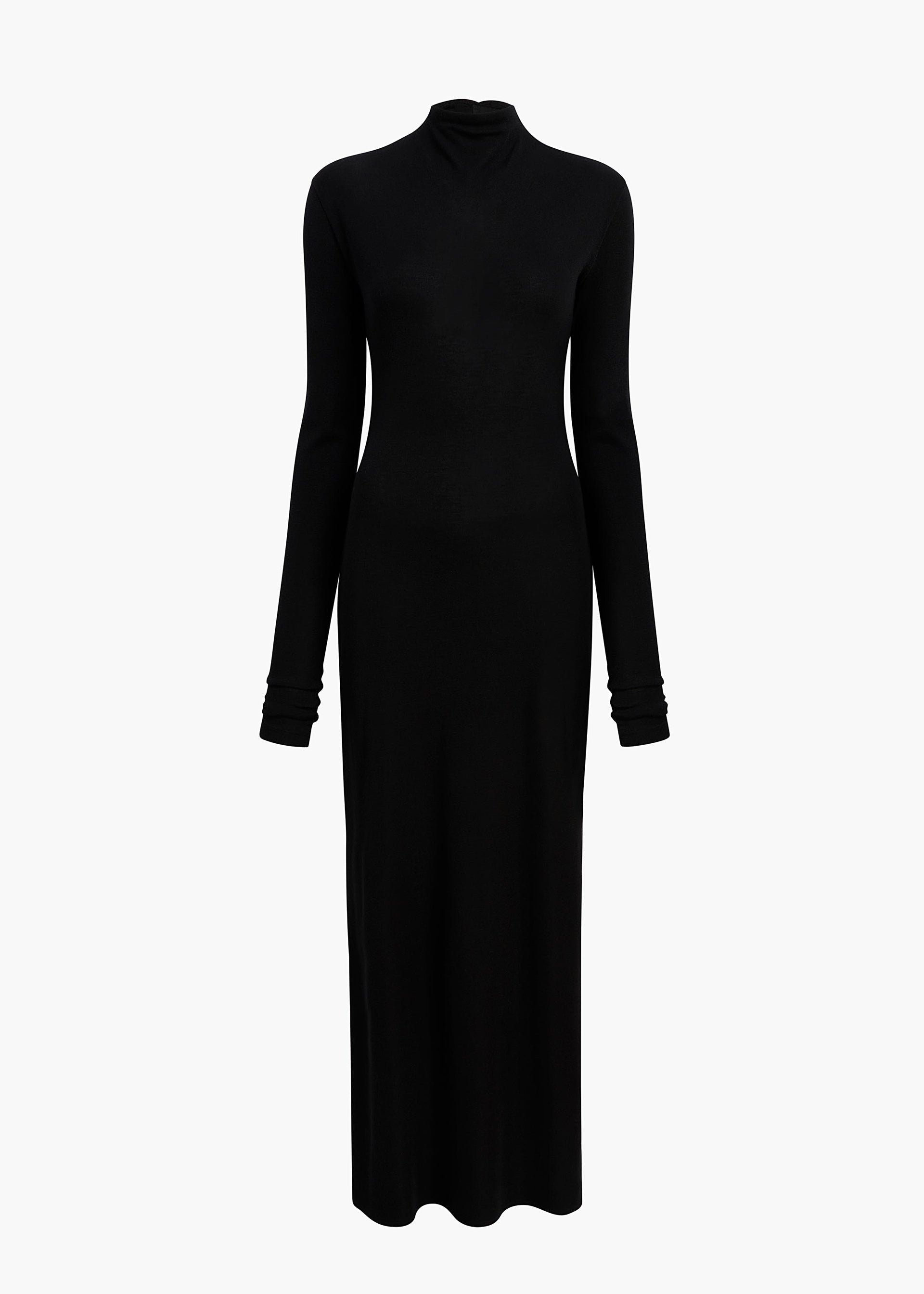 Khaite Norla Silk Cashmere Jersey Dress