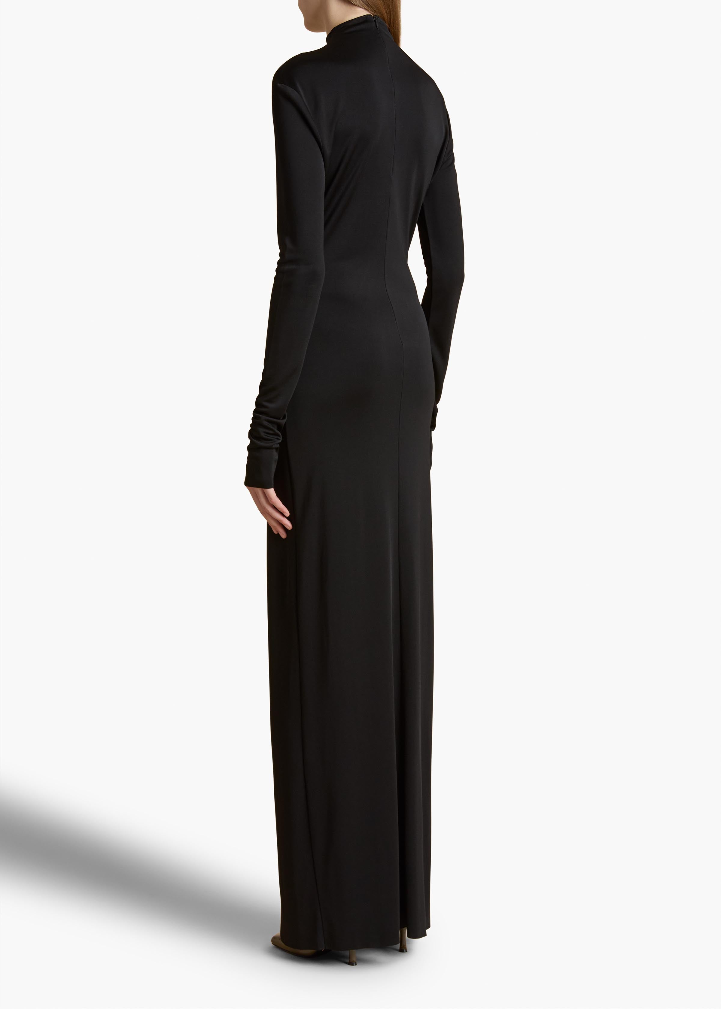 Norla Dress in Black BACK VIEW