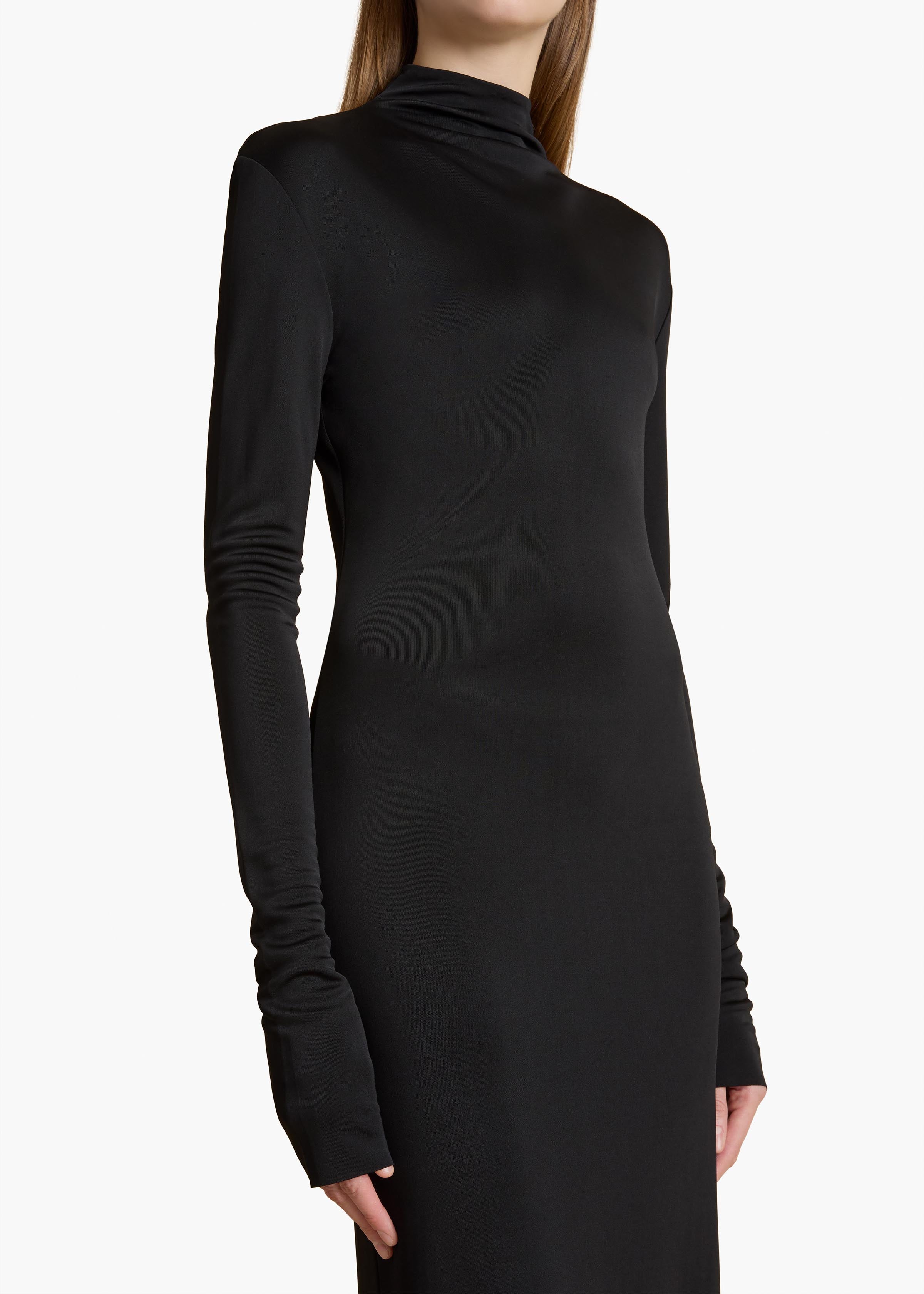 Norla Dress in Black DETAILED VIEW 1