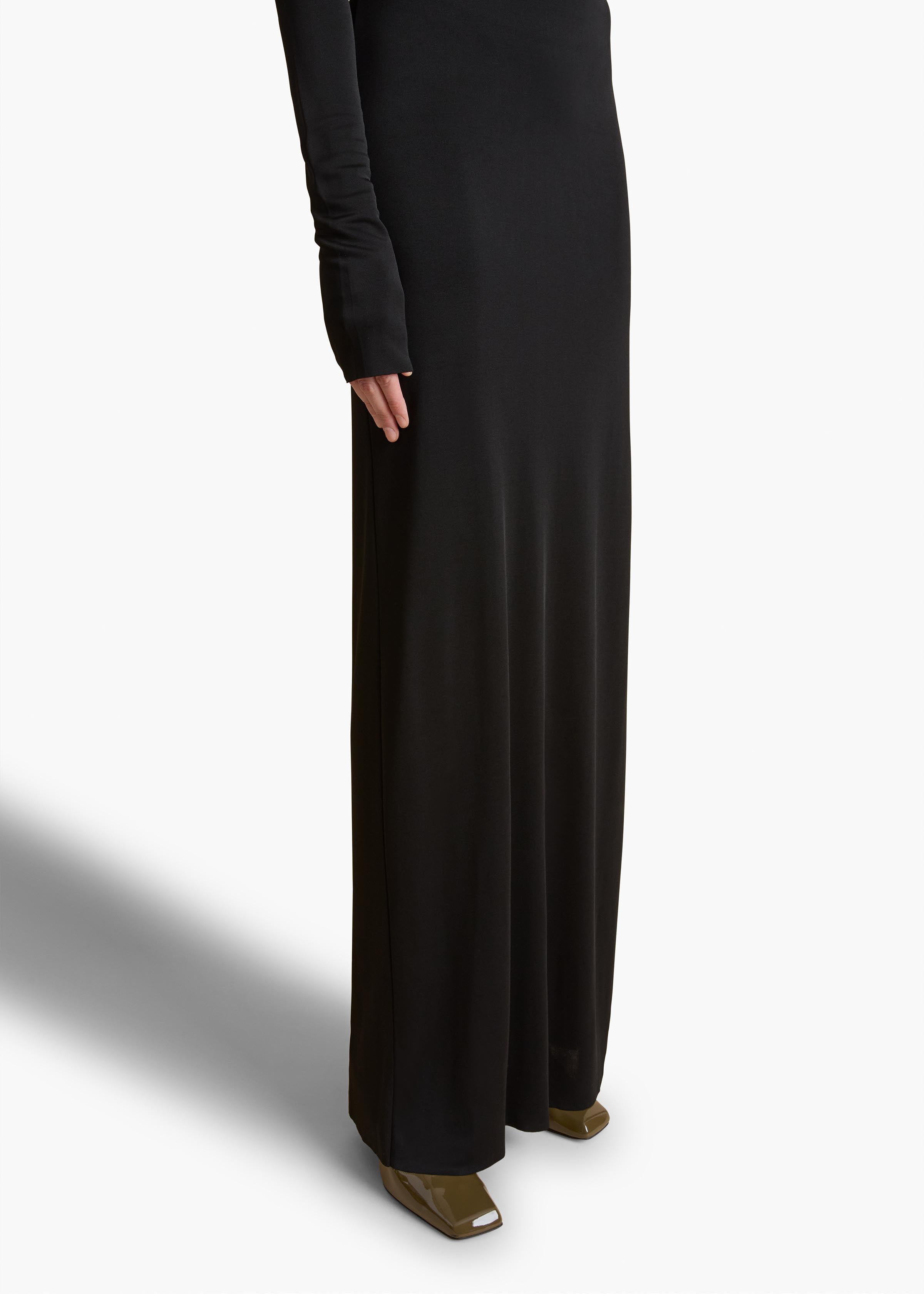 Norla Dress in Black DETAILED VIEW 2