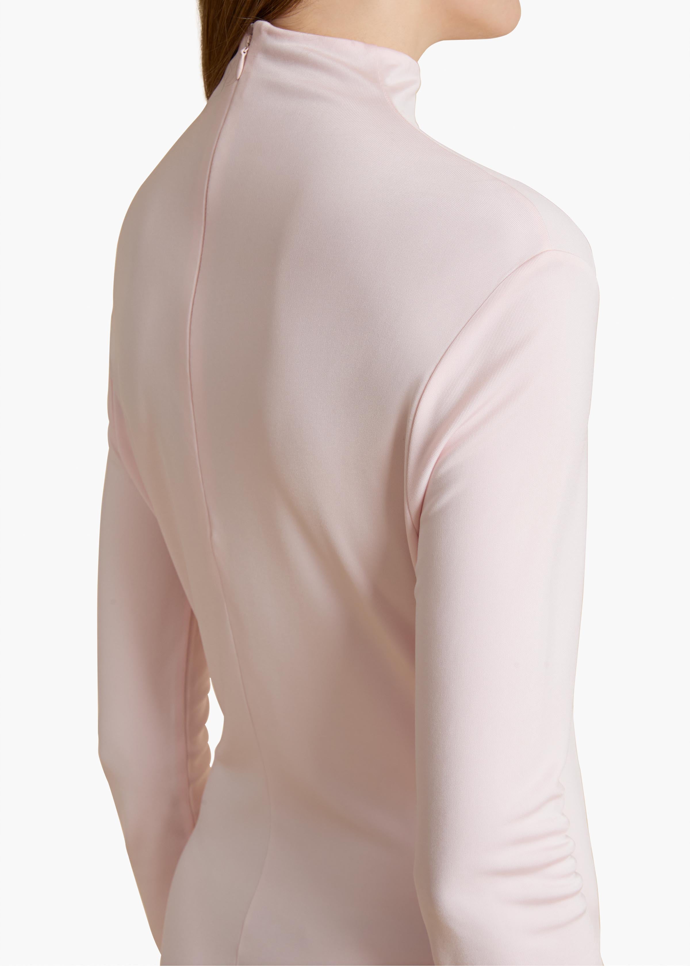 Norla Dress in Soft Pink DETAILED VIEW 1