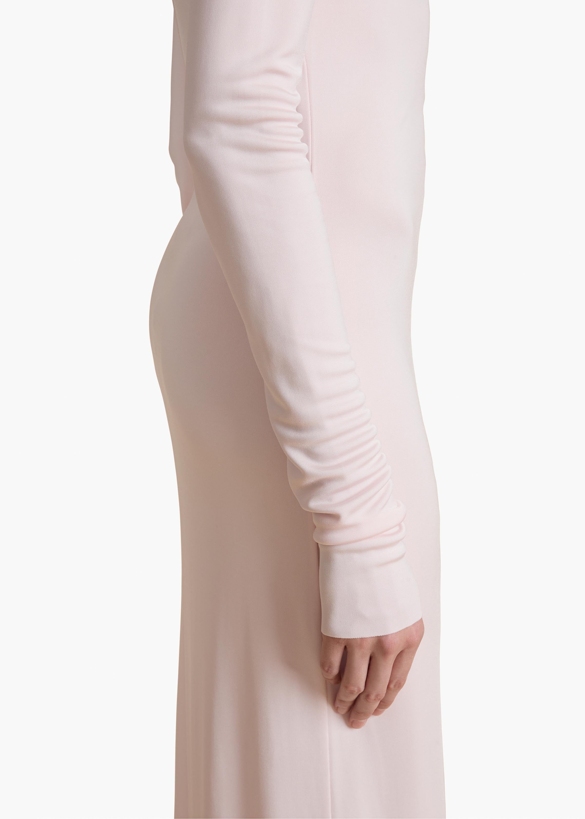 Norla Dress in Soft Pink DETAILED VIEW 2