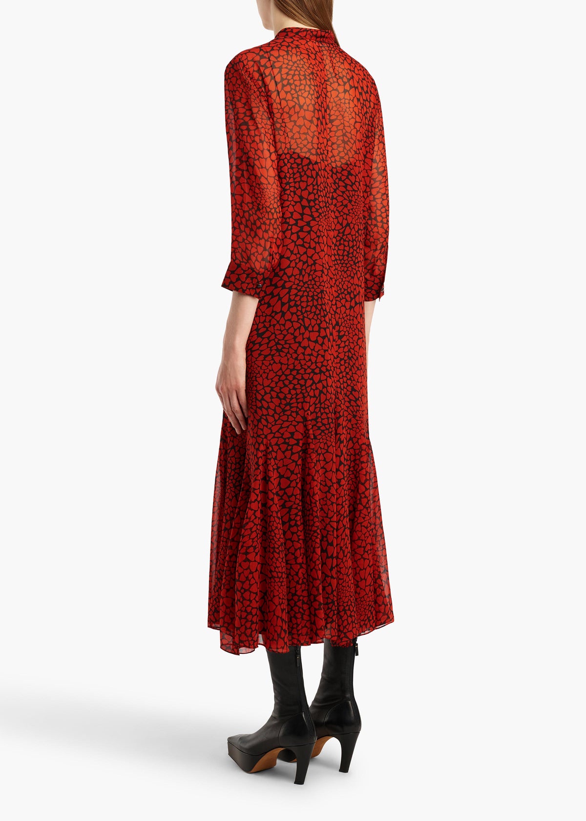 ODELIA DRESS BLACKRED 56933377 369 C