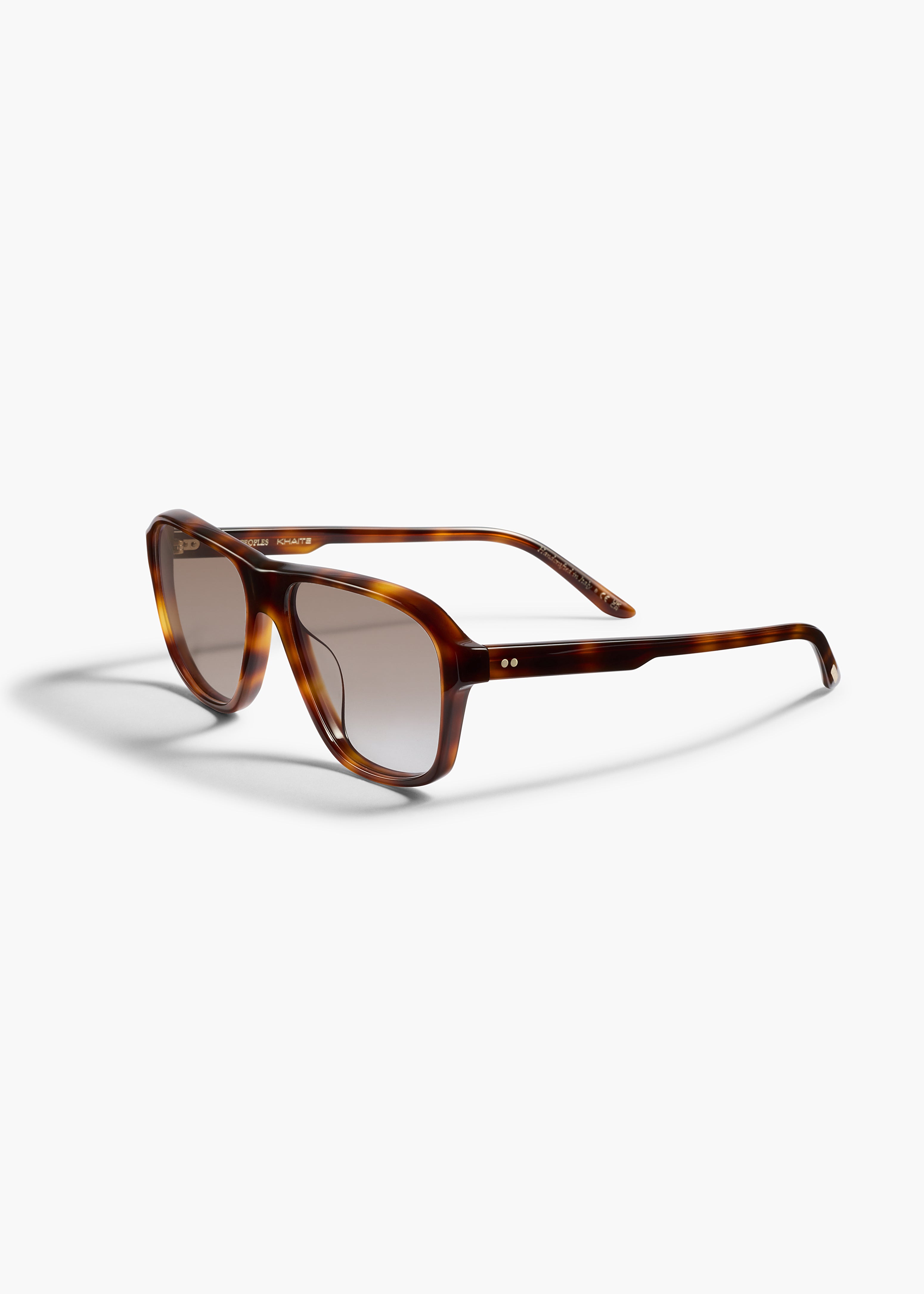 KHAITE  - KHAITE x Oliver Peoples 1978RX in Dark Mahogany and Soft Tan Gradient