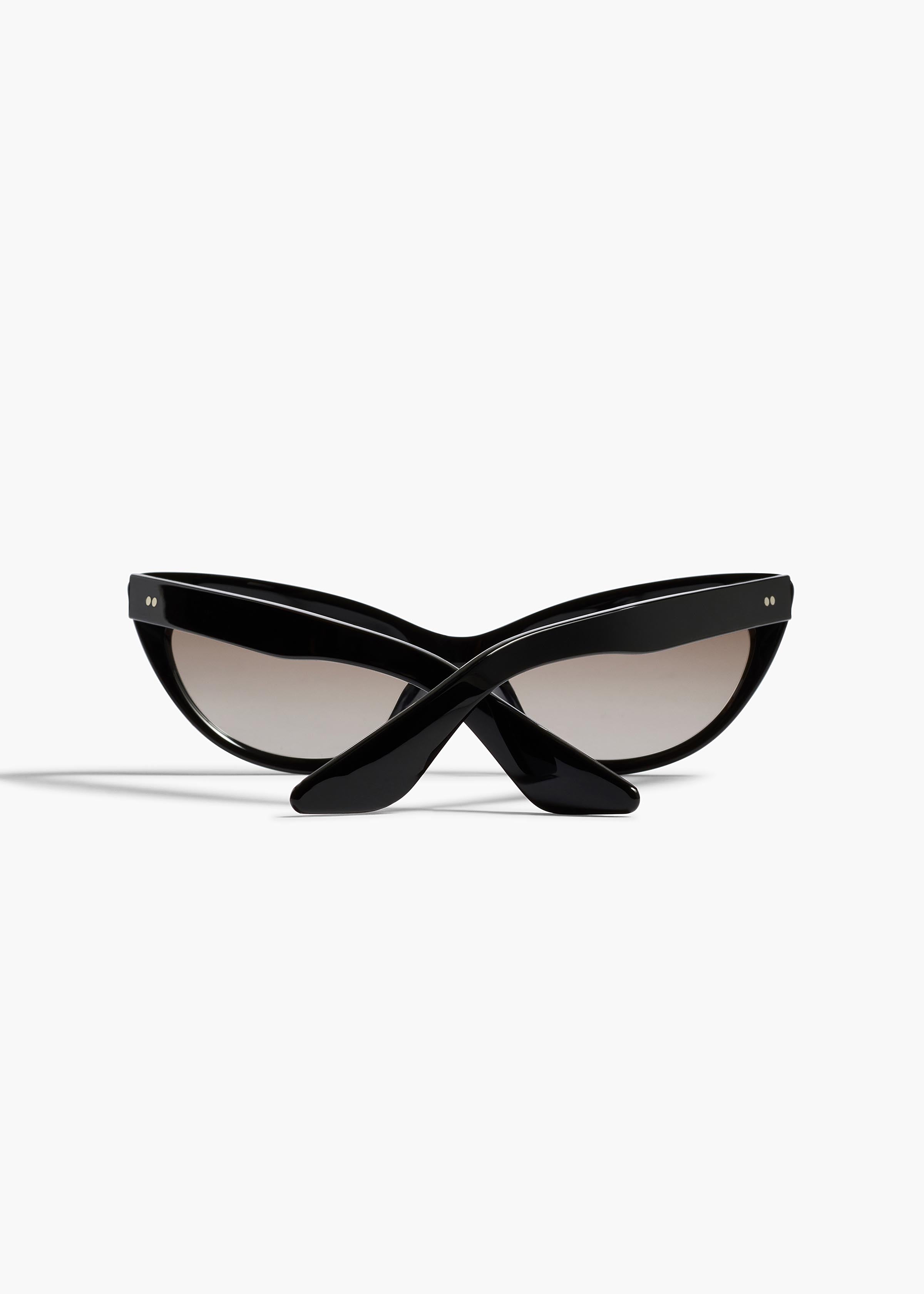 KHAITE x Oliver Peoples 1963C in Black and Soft Tan Gradient