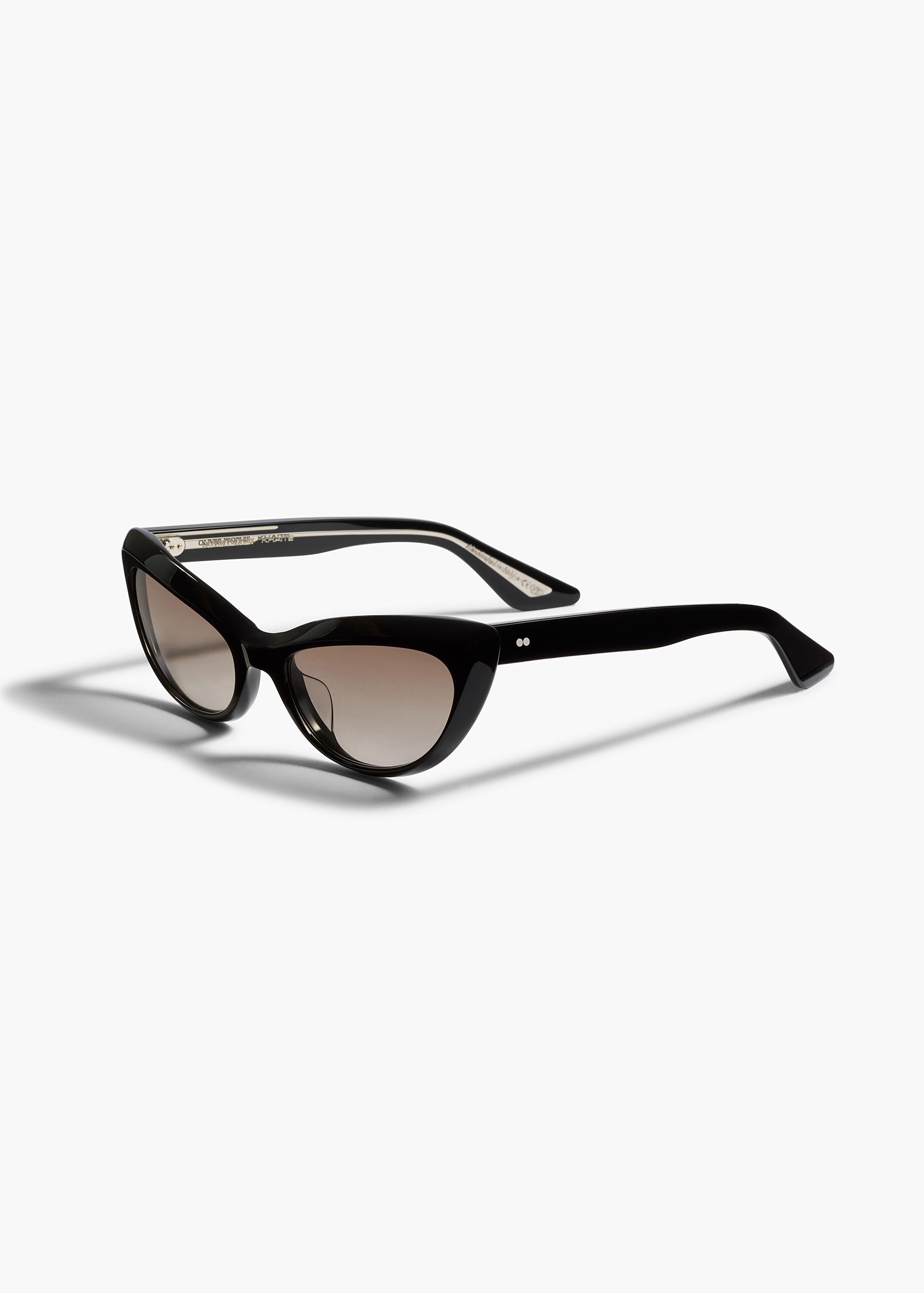 KHAITE x Oliver Peoples 1963C in Black and Soft Tan Gradient