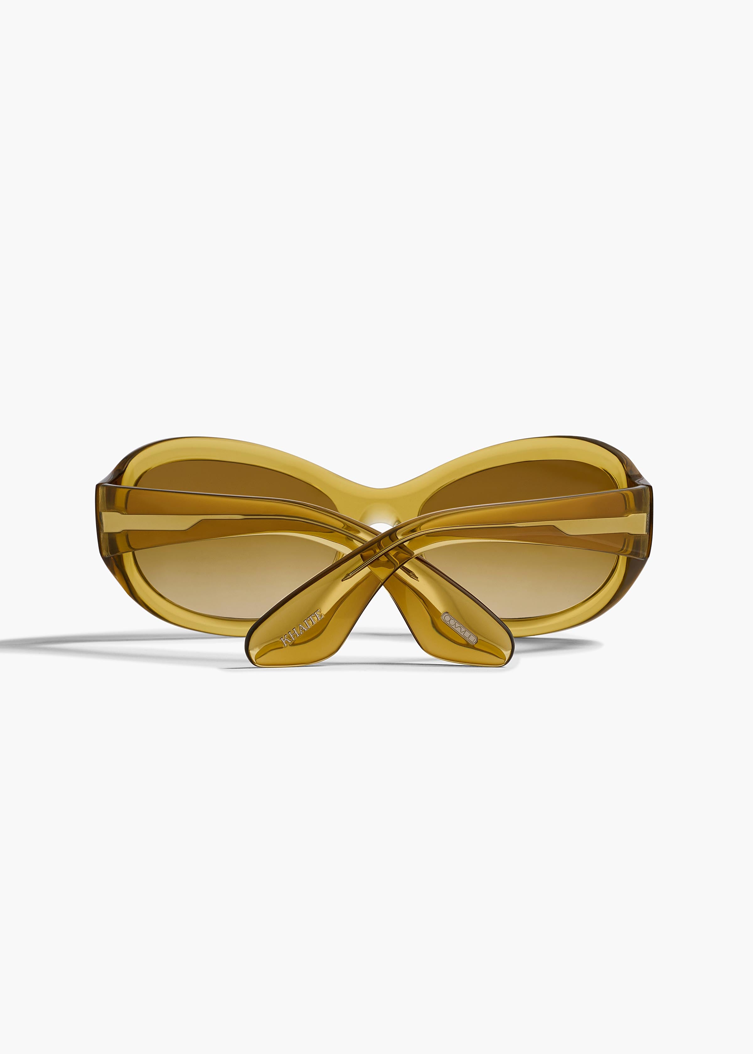 KHAITE x Oliver Peoples 1967C in Dark Honey and Amaretto Gradient