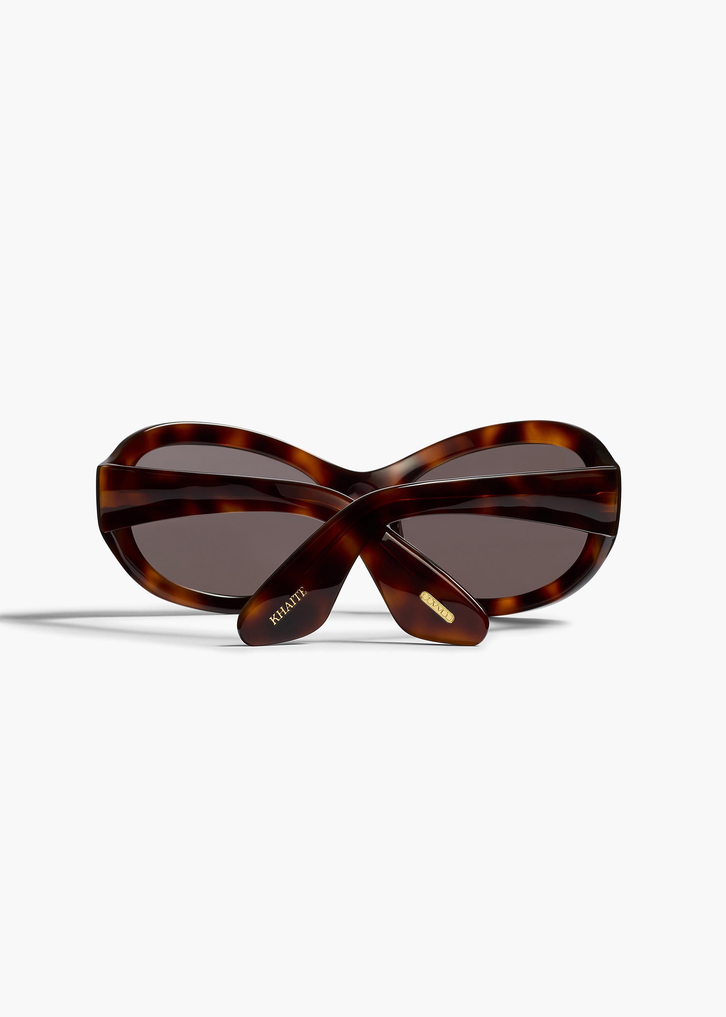 KHAITE x Oliver Peoples 1967C in Dark Mahogany and Brown