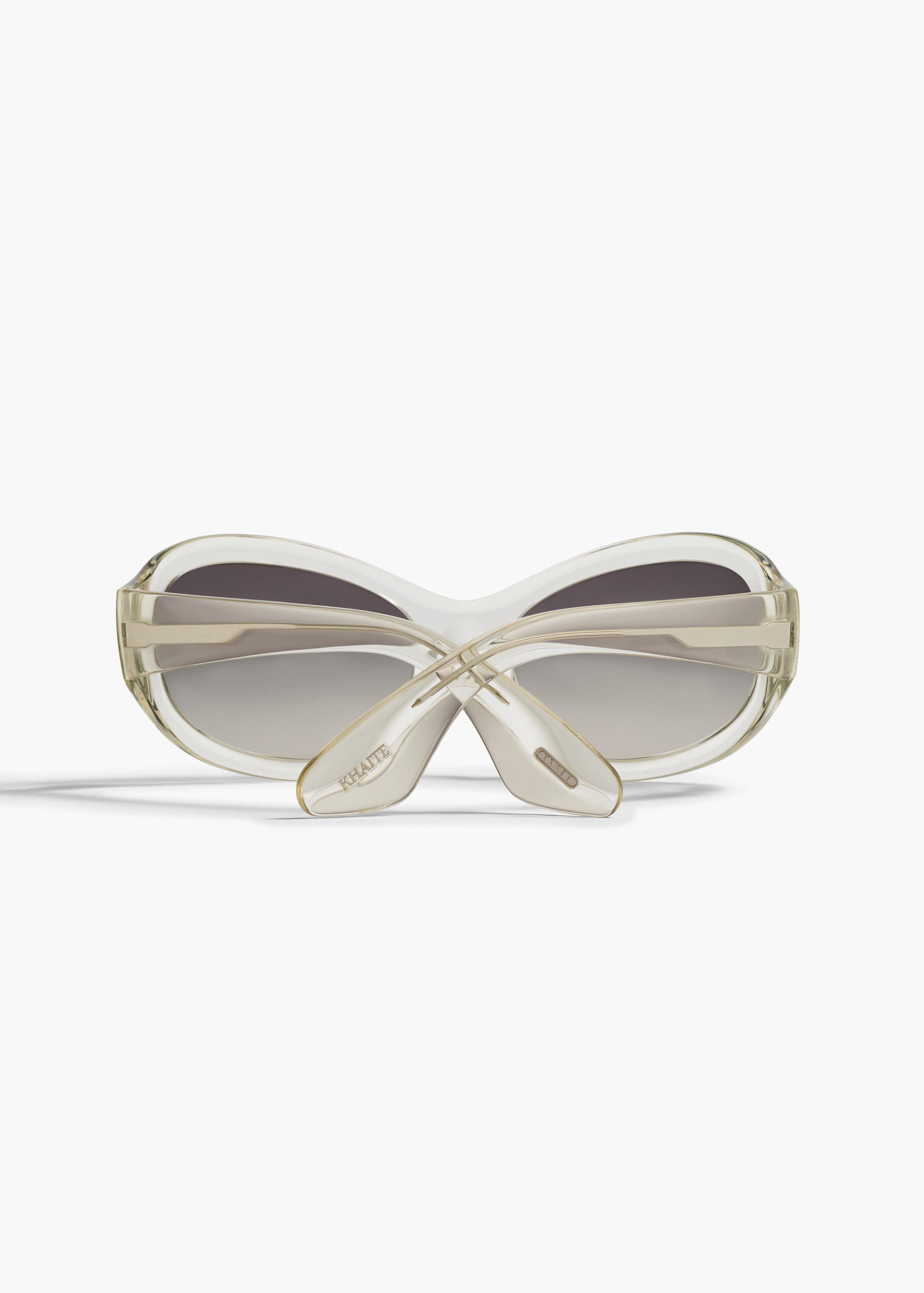 KHAITE x Oliver Peoples 1967C in Pale Citrine and Grey Gradient