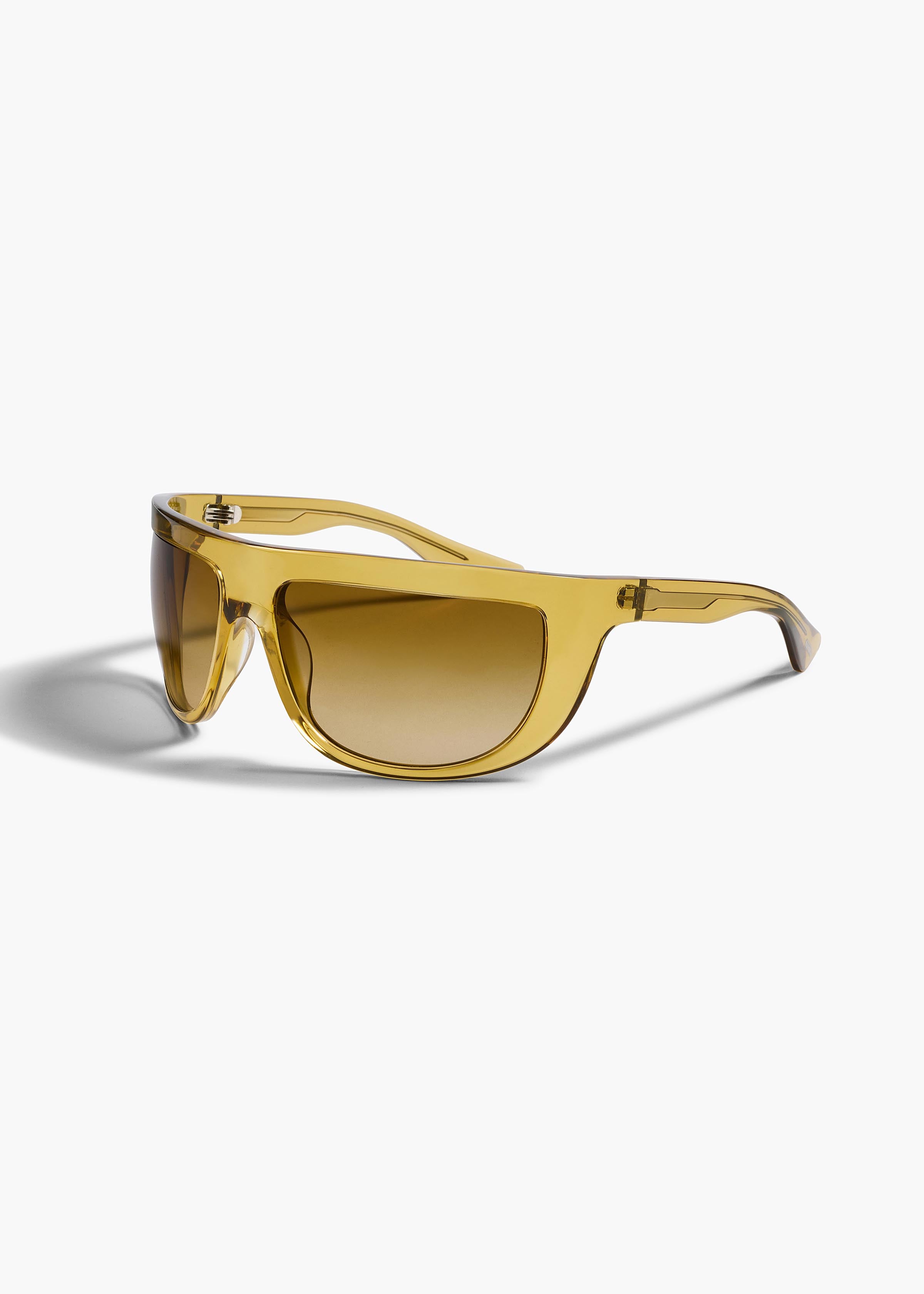 KHAITE x Oliver Peoples 1974C in Dark Honey and Amaretto Gradient