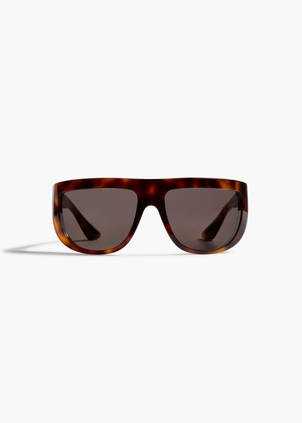 KHAITE x Oliver Peoples 1974C in Dark Mahogany and Brown