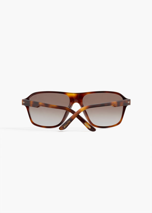 KHAITE x Oliver Peoples 1978RX in Dark Mahogany and Soft Tan Gradient