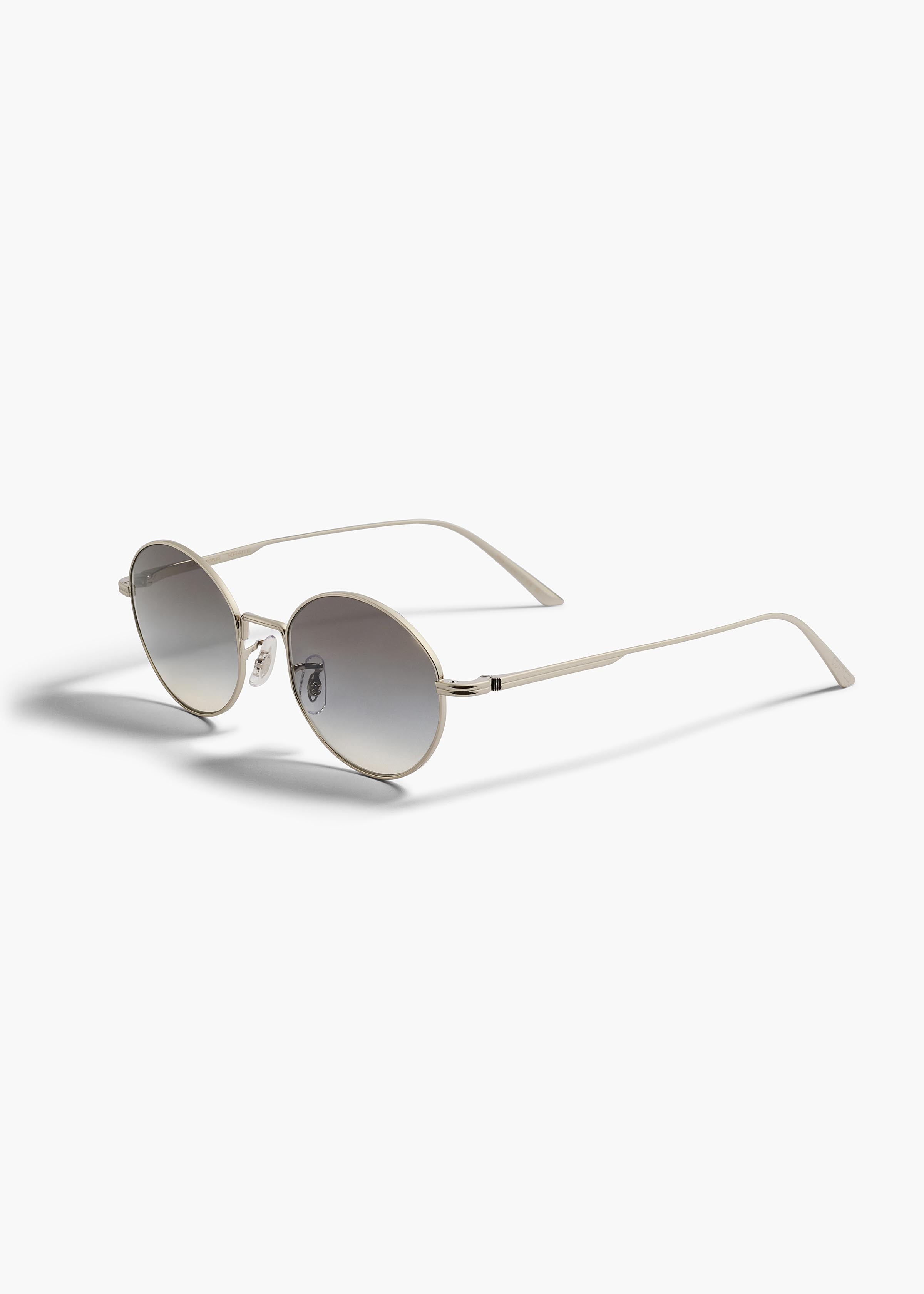 KHAITE x Oliver Peoples 1994C in Silver and Grey Gradient