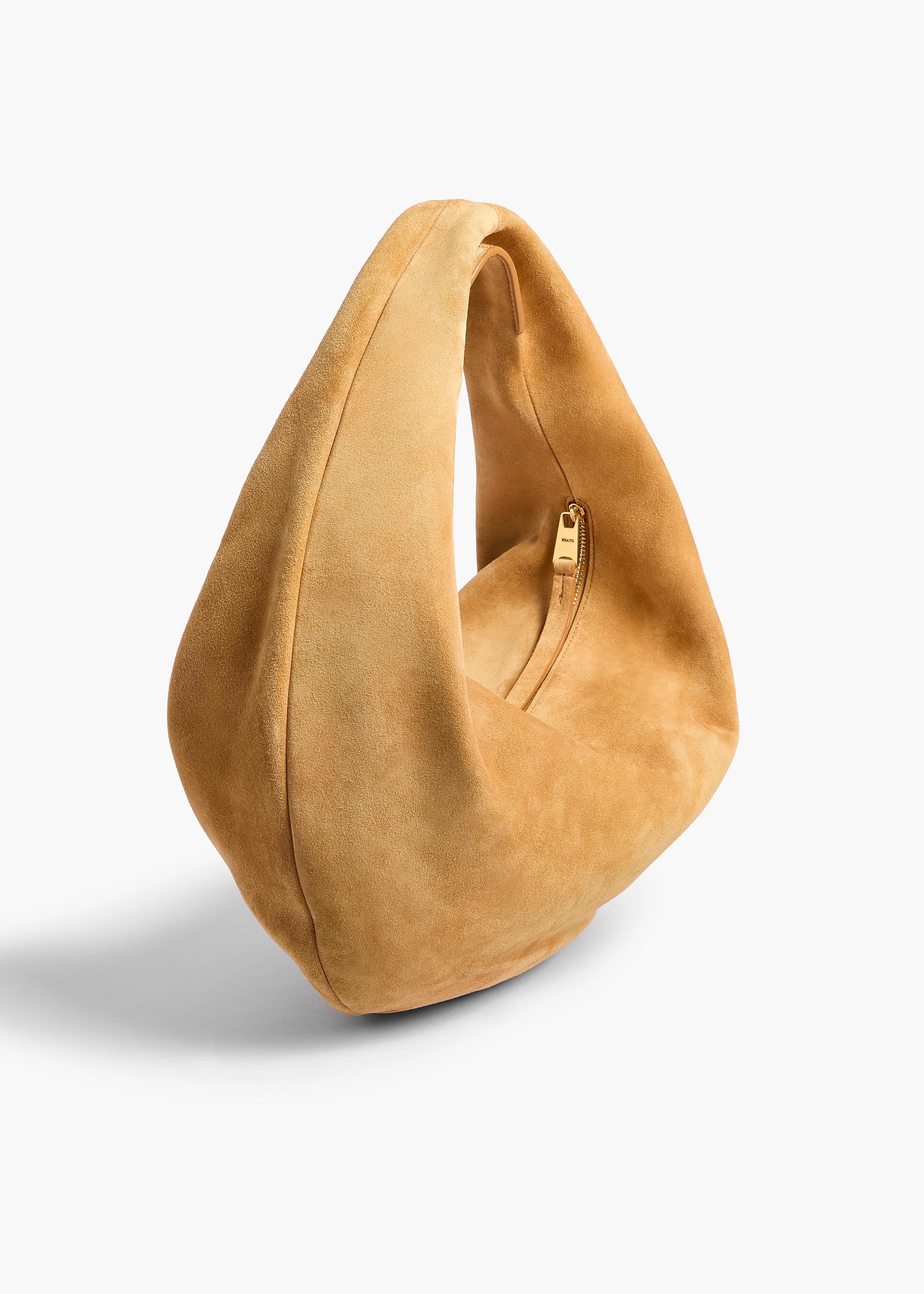 Medium Olivia Hobo in Goldenrod Suede