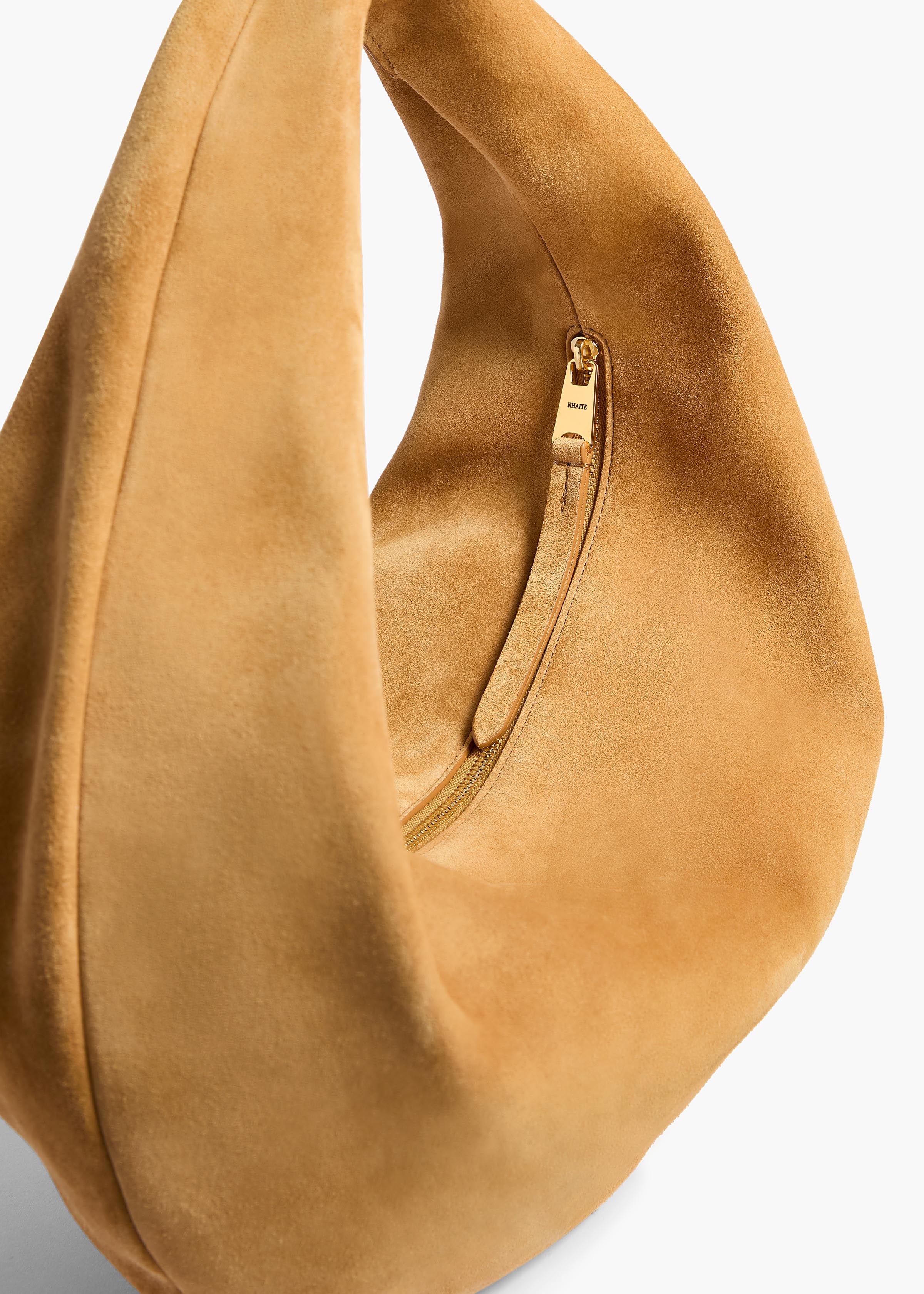 Medium Olivia Hobo in Goldenrod Suede