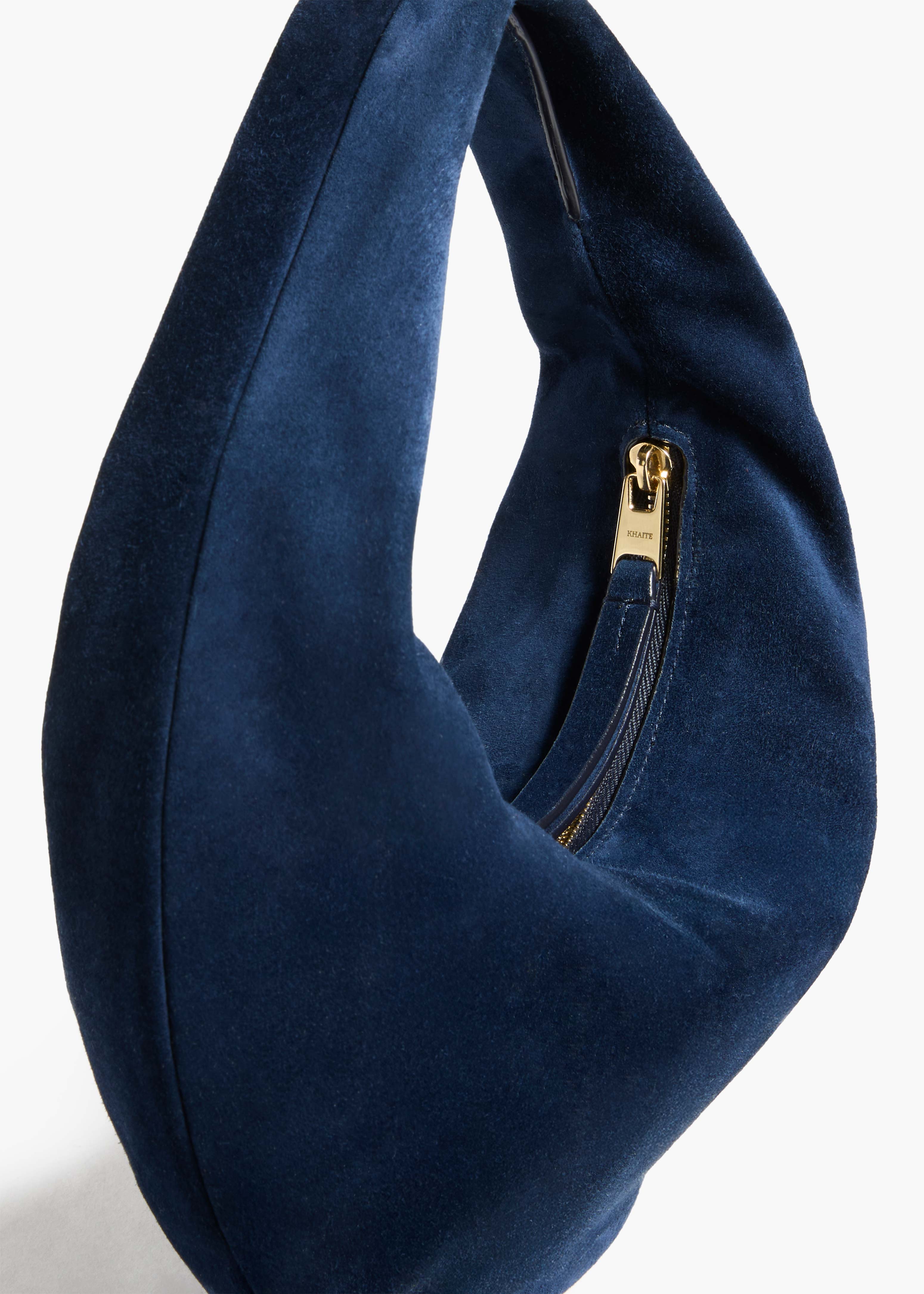 Mini Olivia Hobo in Midnight Navy Suede