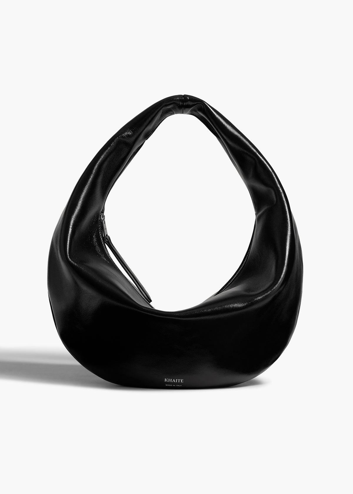 Medium Olivia Hobo Crackle Patent Leather
