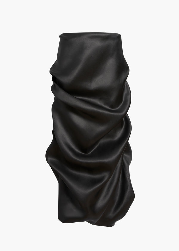 OLULA SKIRT IN BLACK FLAT VIEW