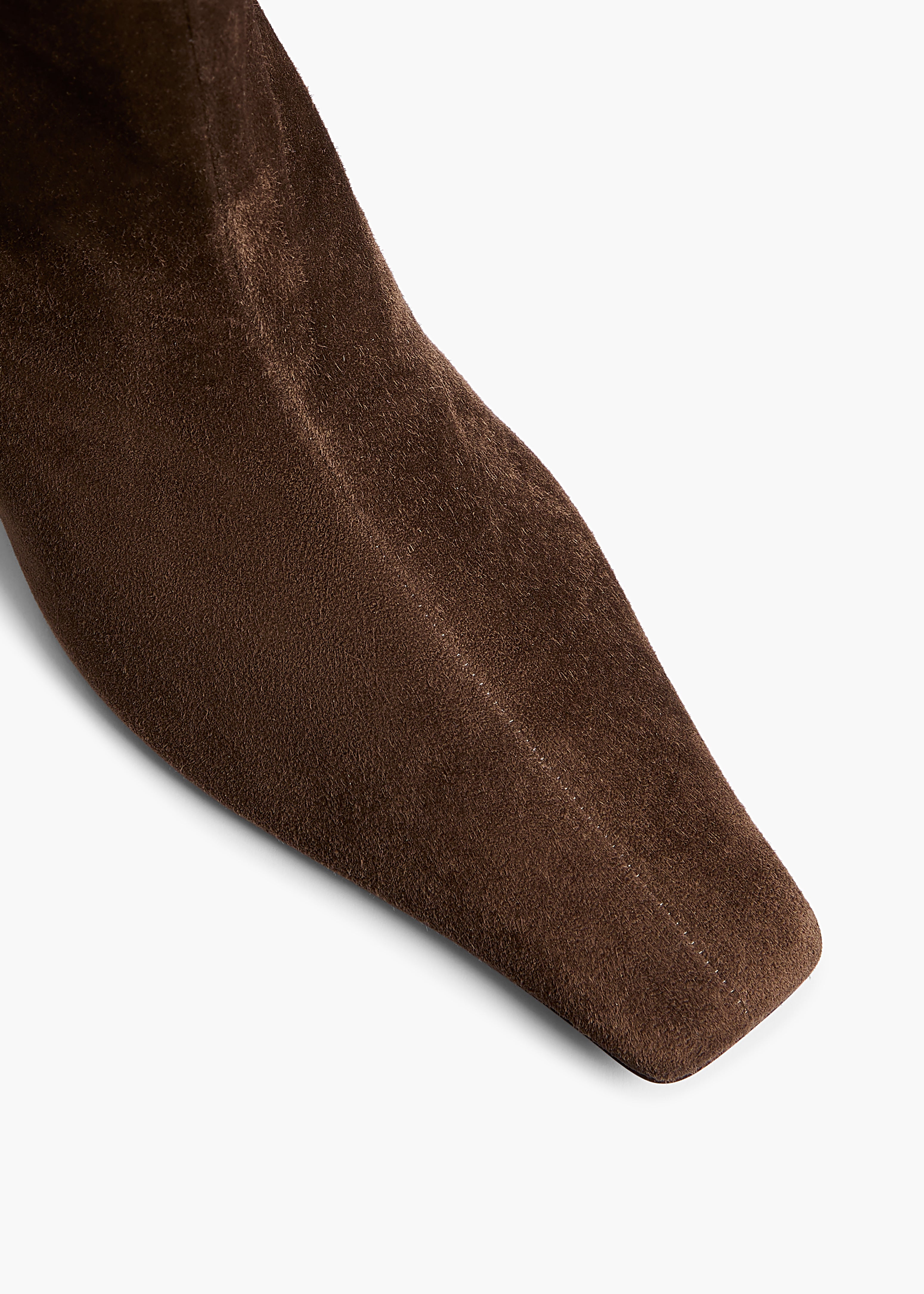 Ona Ankle Boot in Ebano Suede