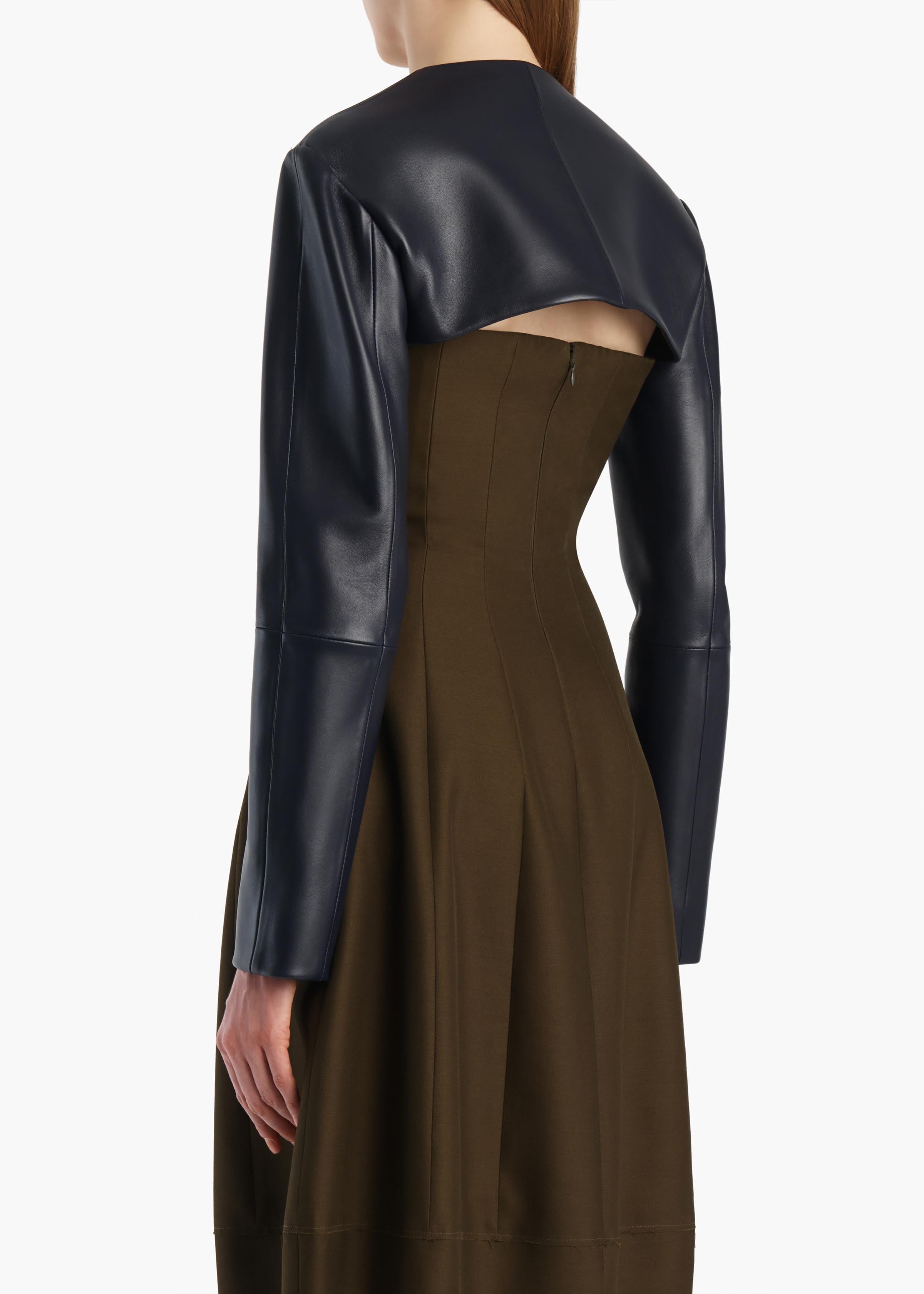 Onno Jacket in Dark Navy Leather