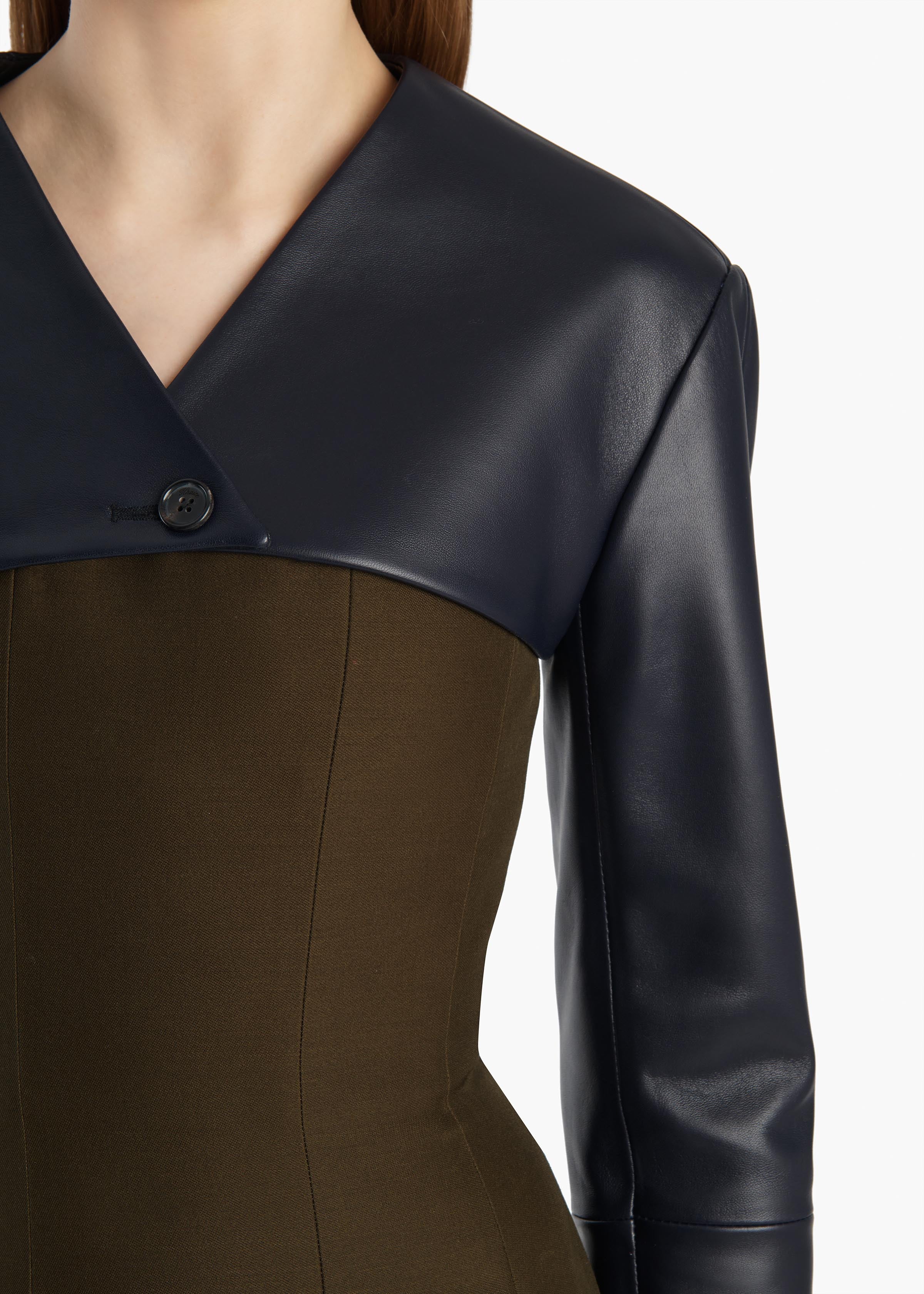 Onno Jacket in Dark Navy Leather