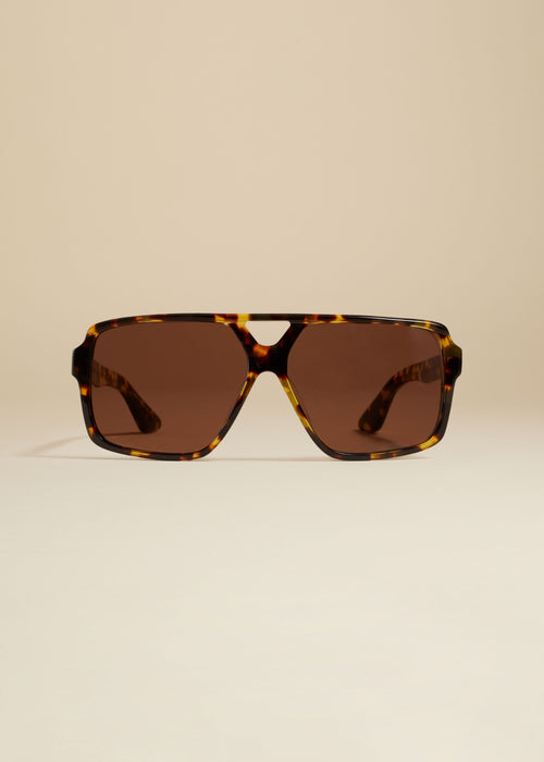 The KHAITE x Oliver Peoples 1977C in Vintage DTB and Brown