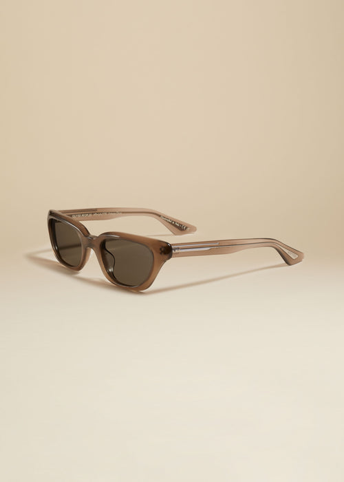 The KHAITE x Oliver Peoples 1983C in Taupe and Carbon Grey