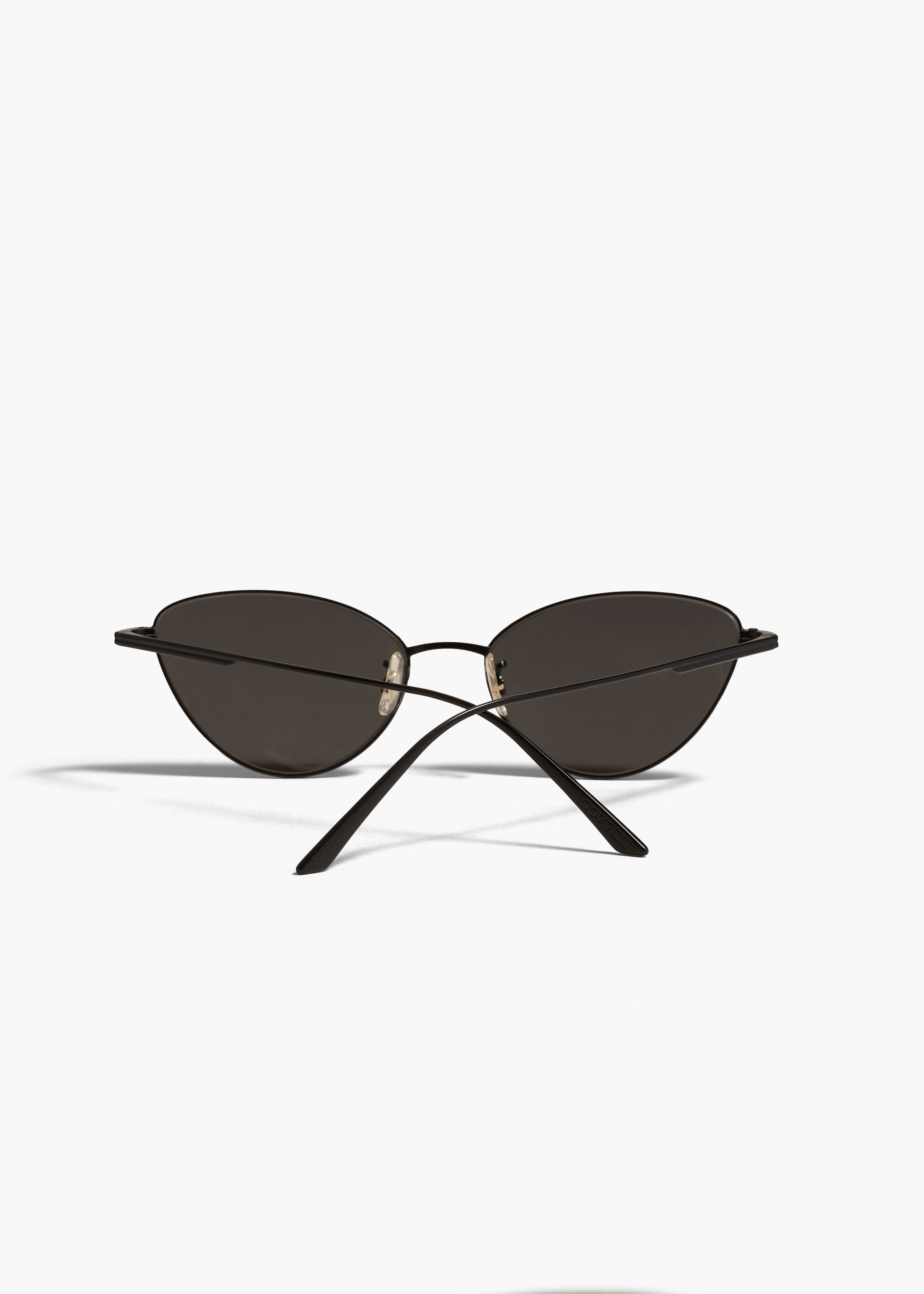 KHAITE x Oliver Peoples 1998C in Matte Black and Grey