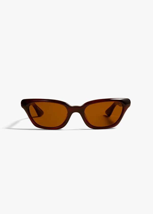 KHAITE x Oliver Peoples 1983C in Bordeaux Bark