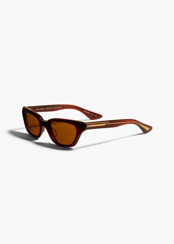 KHAITE x Oliver Peoples 1983C in Bordeaux Bark