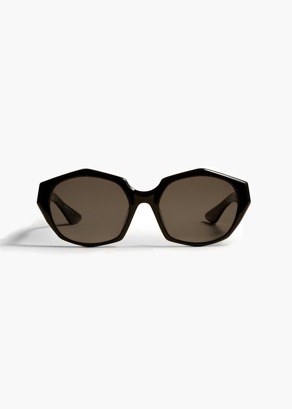 KHAITE X OLIVER PEOPLES 1971C IN BLACK FRONT VIEW