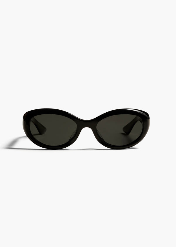 KHAITE x Oliver Peoples 1969C in Black FRONT VIEW