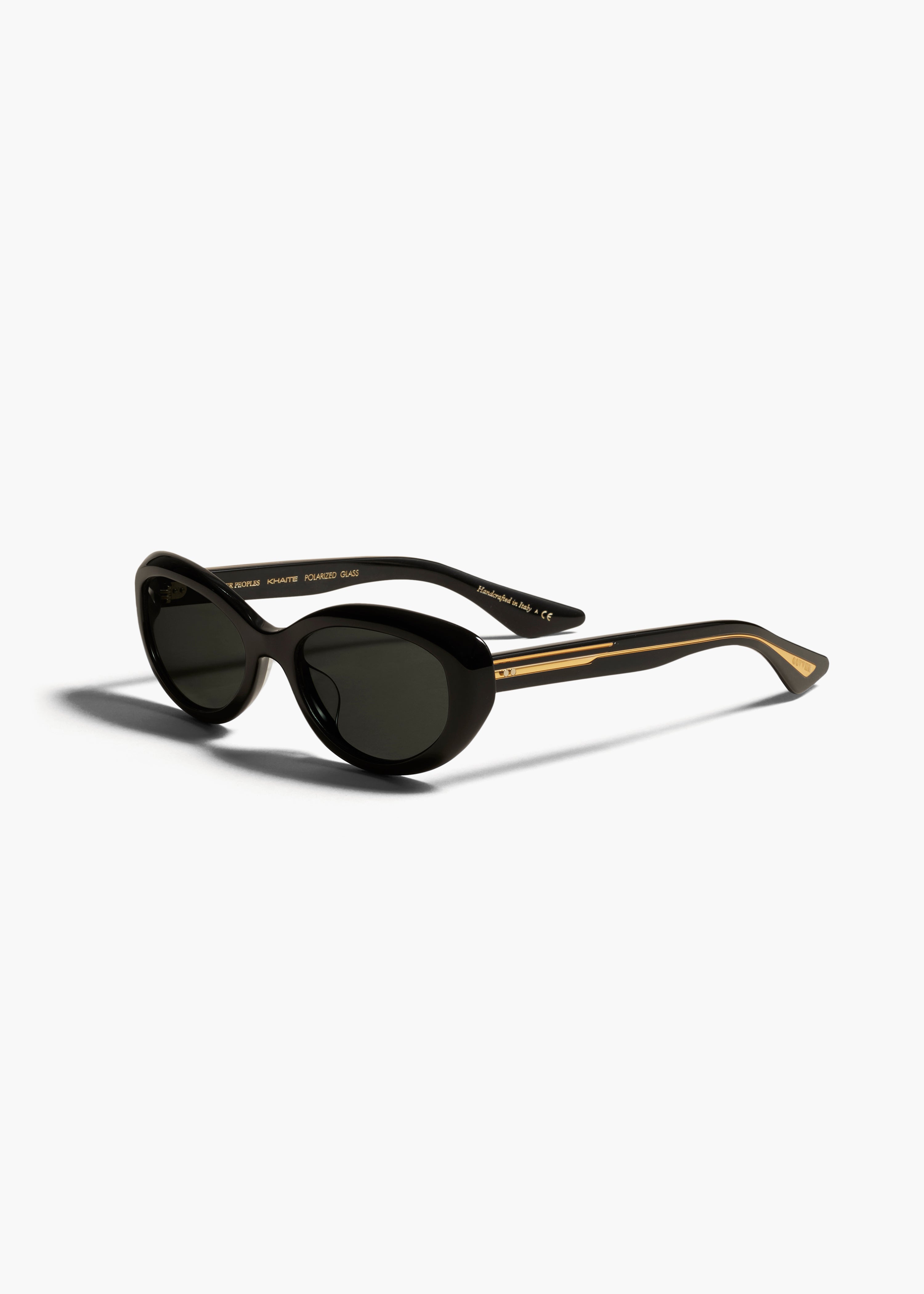 KHAITE x Oliver Peoples 1969C in Black SIDE VIEW