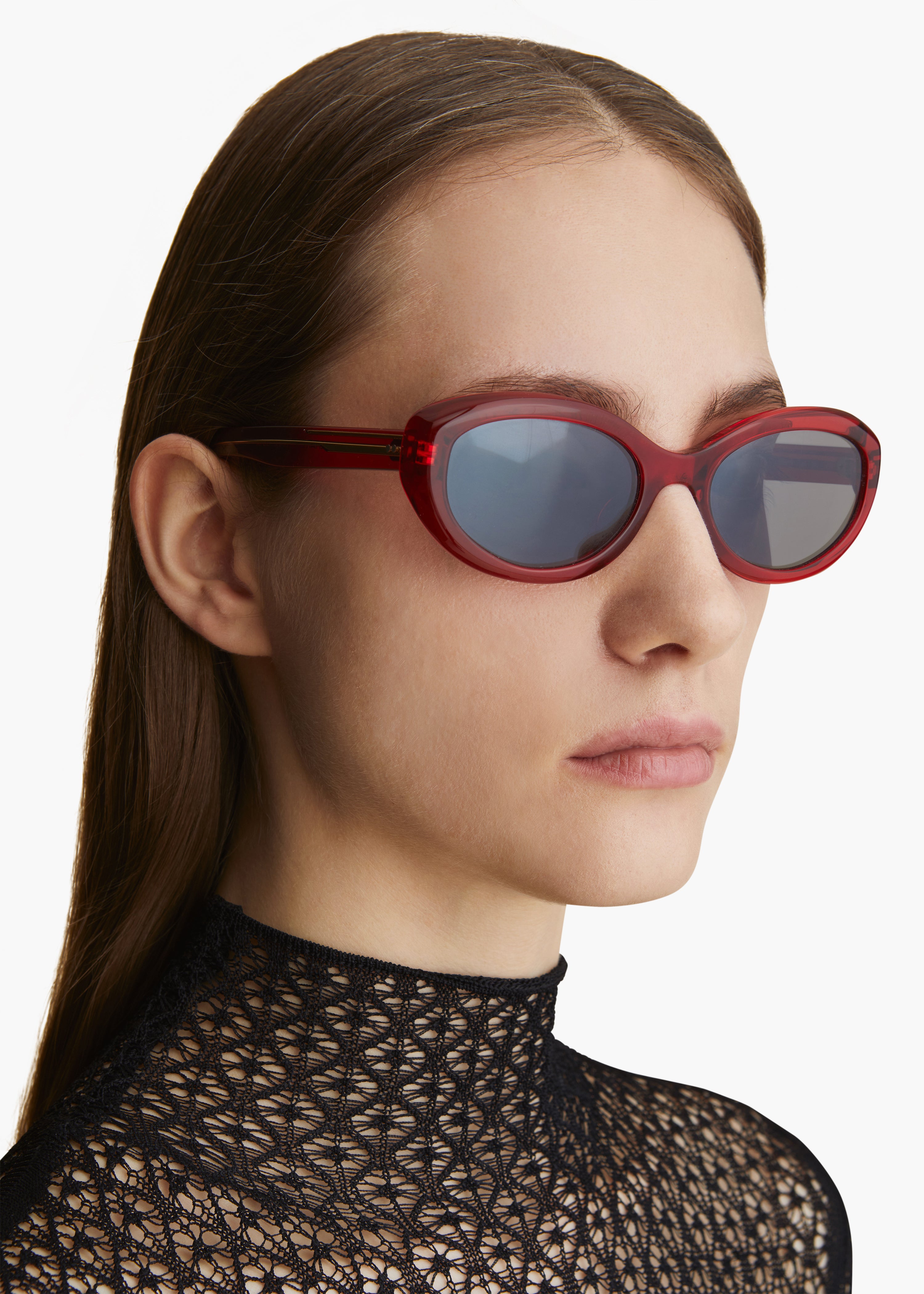 KHAITE LLC - KHAITE x Oliver Peoples 1969C in Translucent Red