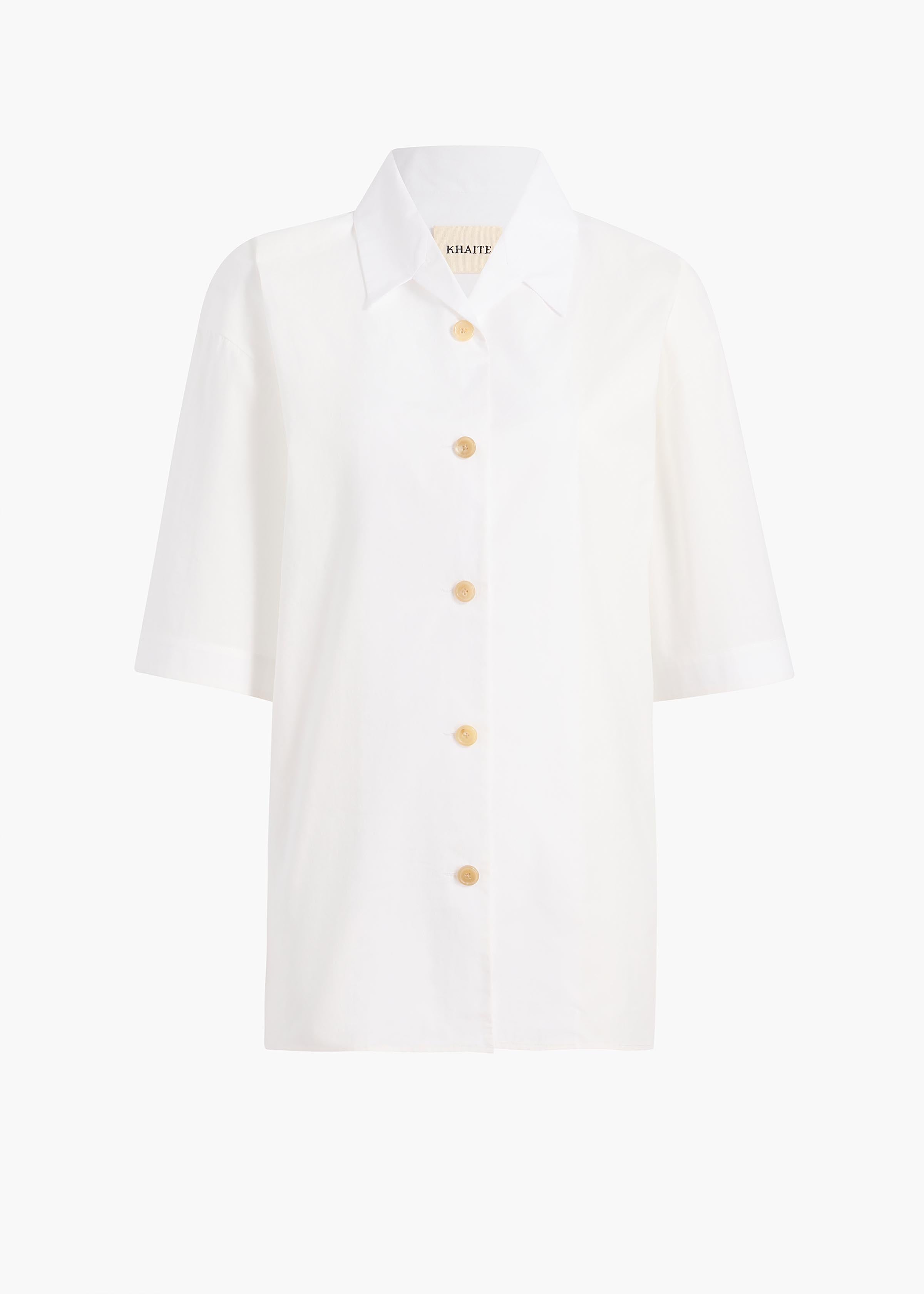 Owen Top in White FLAT VIEW